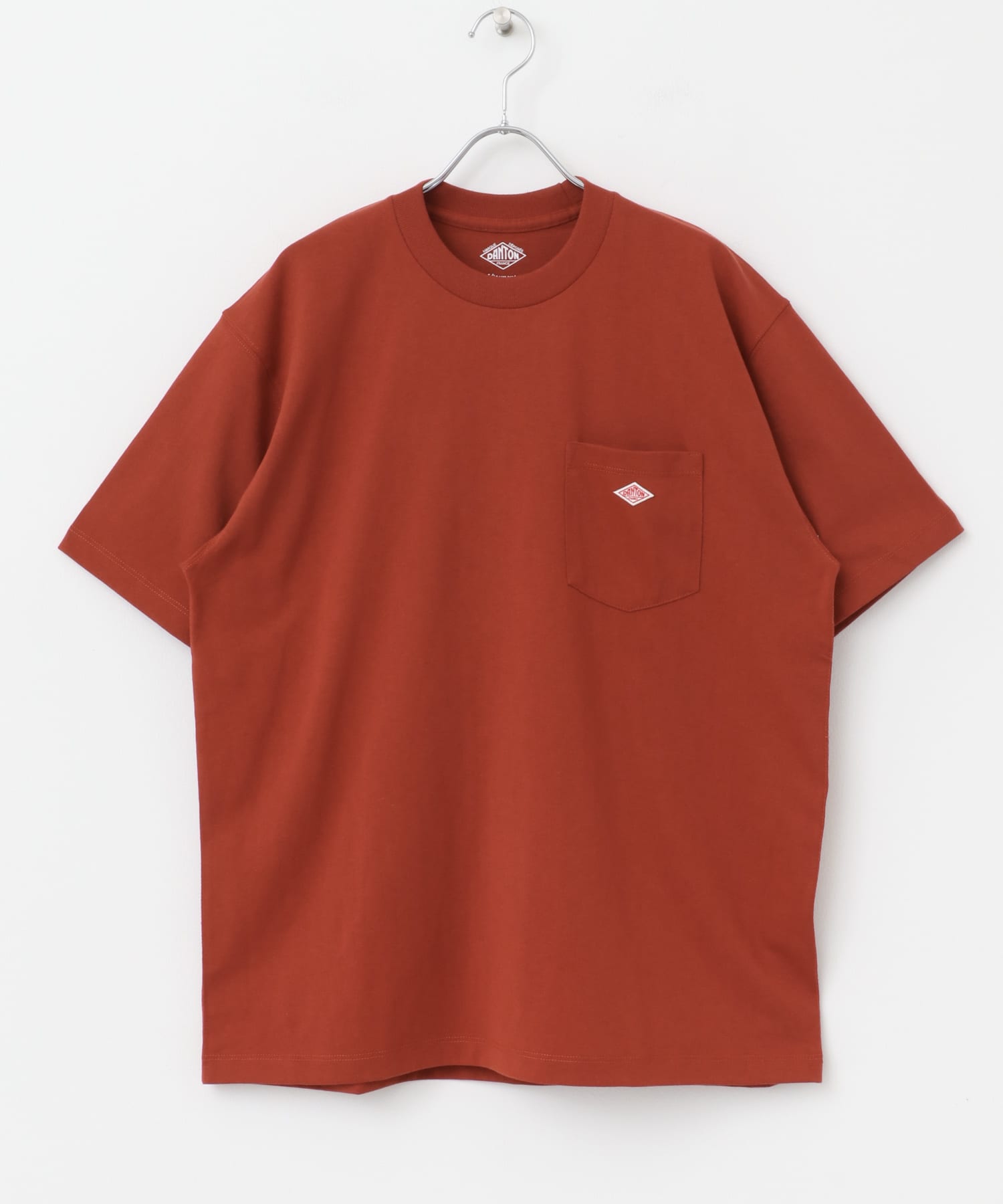 DANTON　POCKET T-SHIRTS RED M
