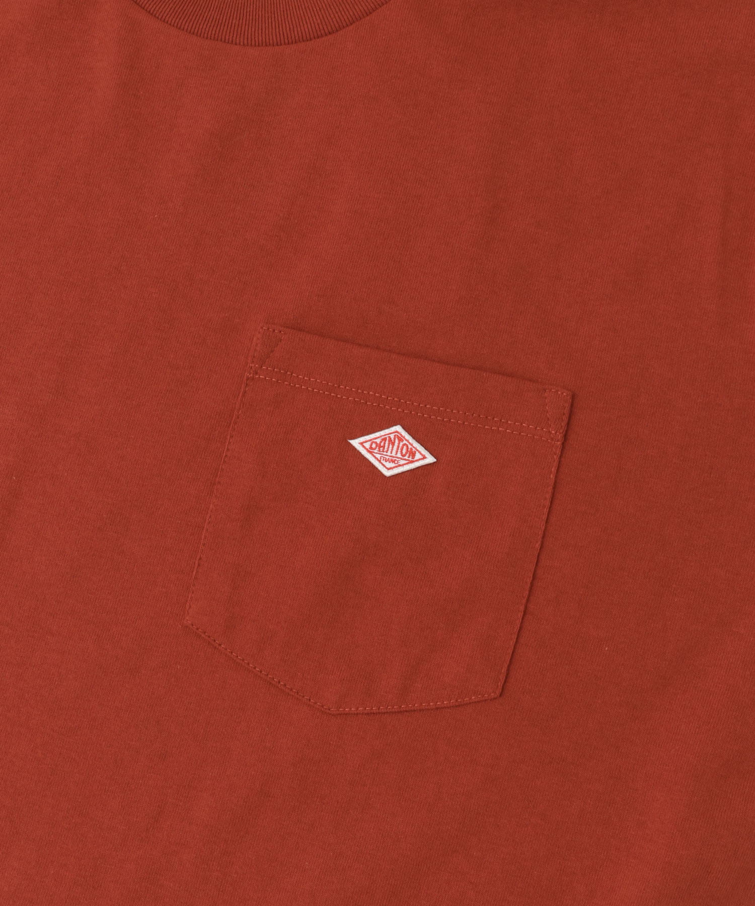 DANTON　POCKET T-SHIRTS RED M