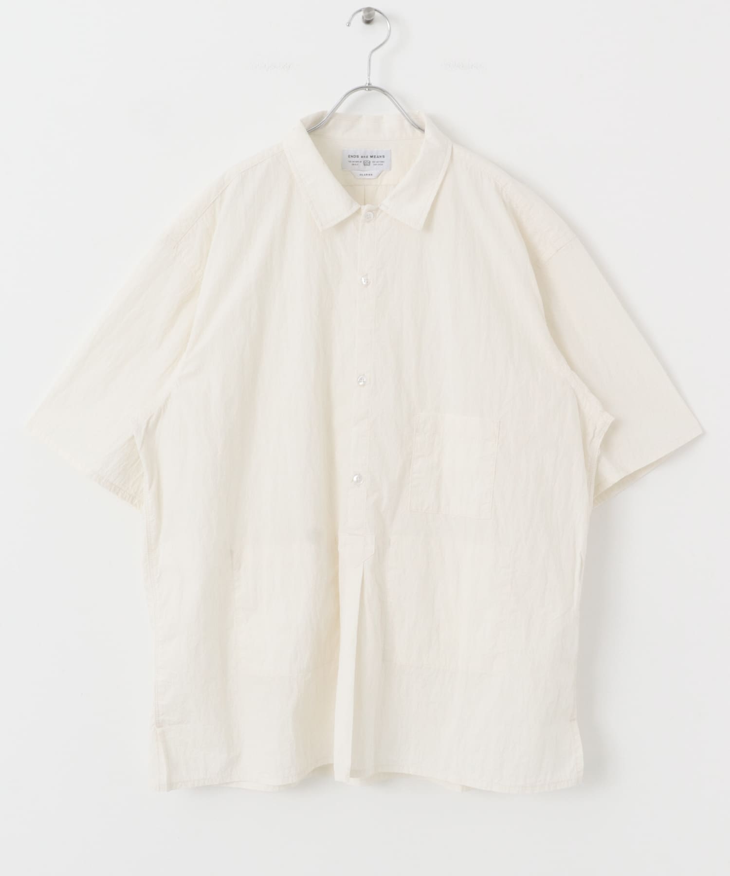 ENDS and MEANS Nizza Shirts(XL Off White): トップス｜URBAN
