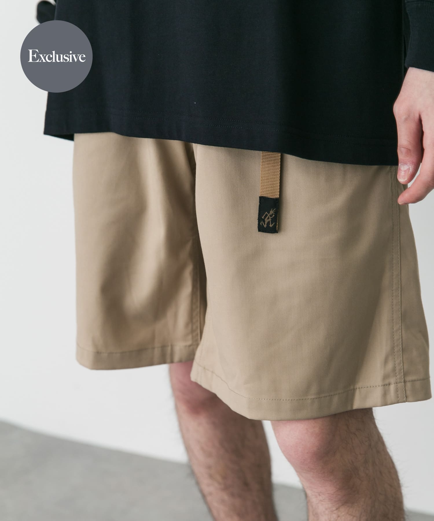 別注』Gramicci for DOORS Stretch Gabardine Short(S CHARCOAL