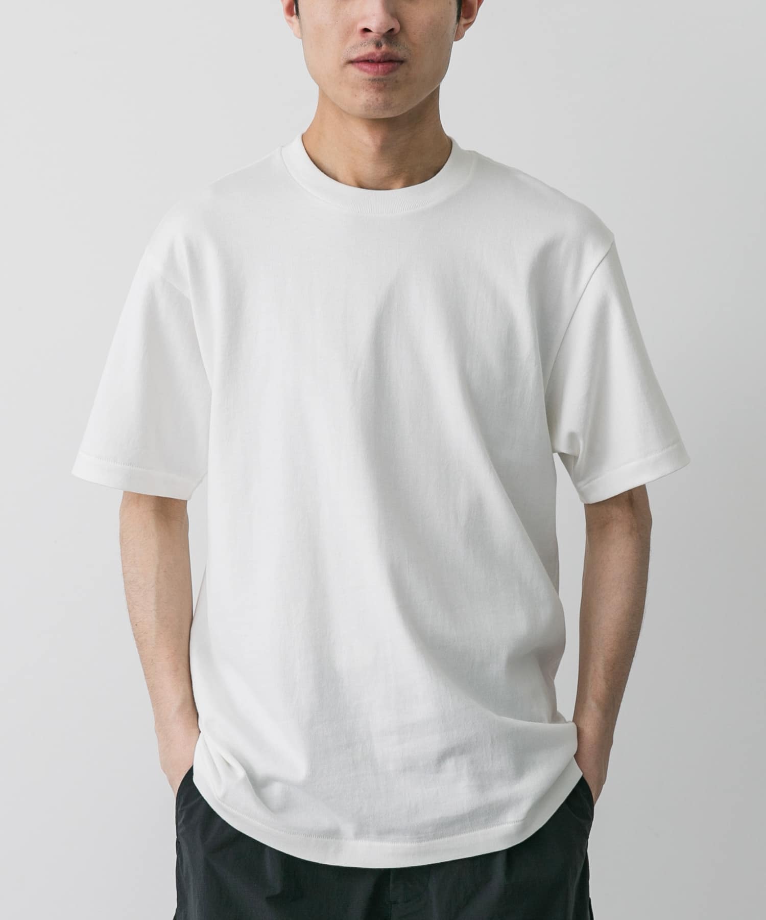 Hanes　1P SHIRO CREW NECK T-SHIRTS