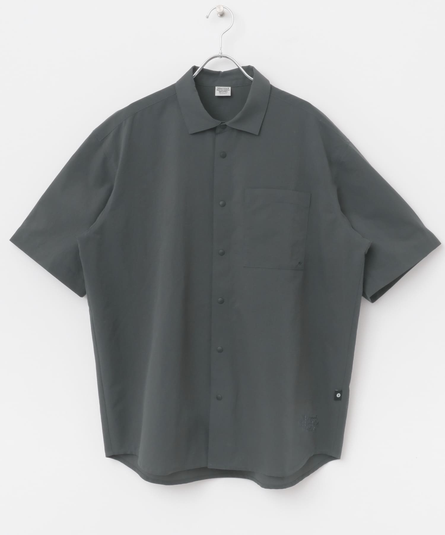 『別注』Marmot×DOORS　DOTAIR SHORT-SLEEVE SHIRTS CHARCOAL M