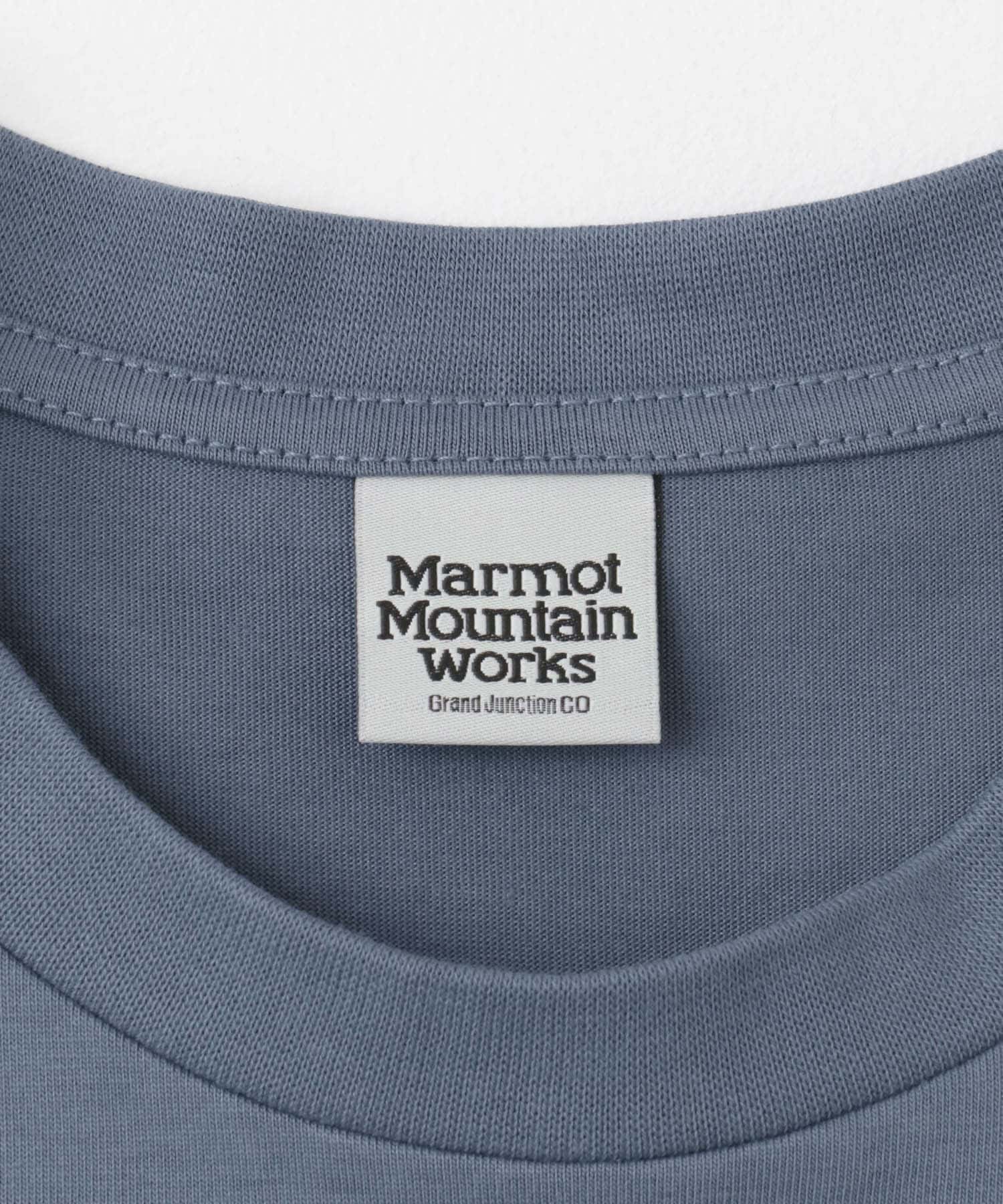 『別注』Marmot×DOORS　MMW Short-Sleeve T-shirts INDIGO M