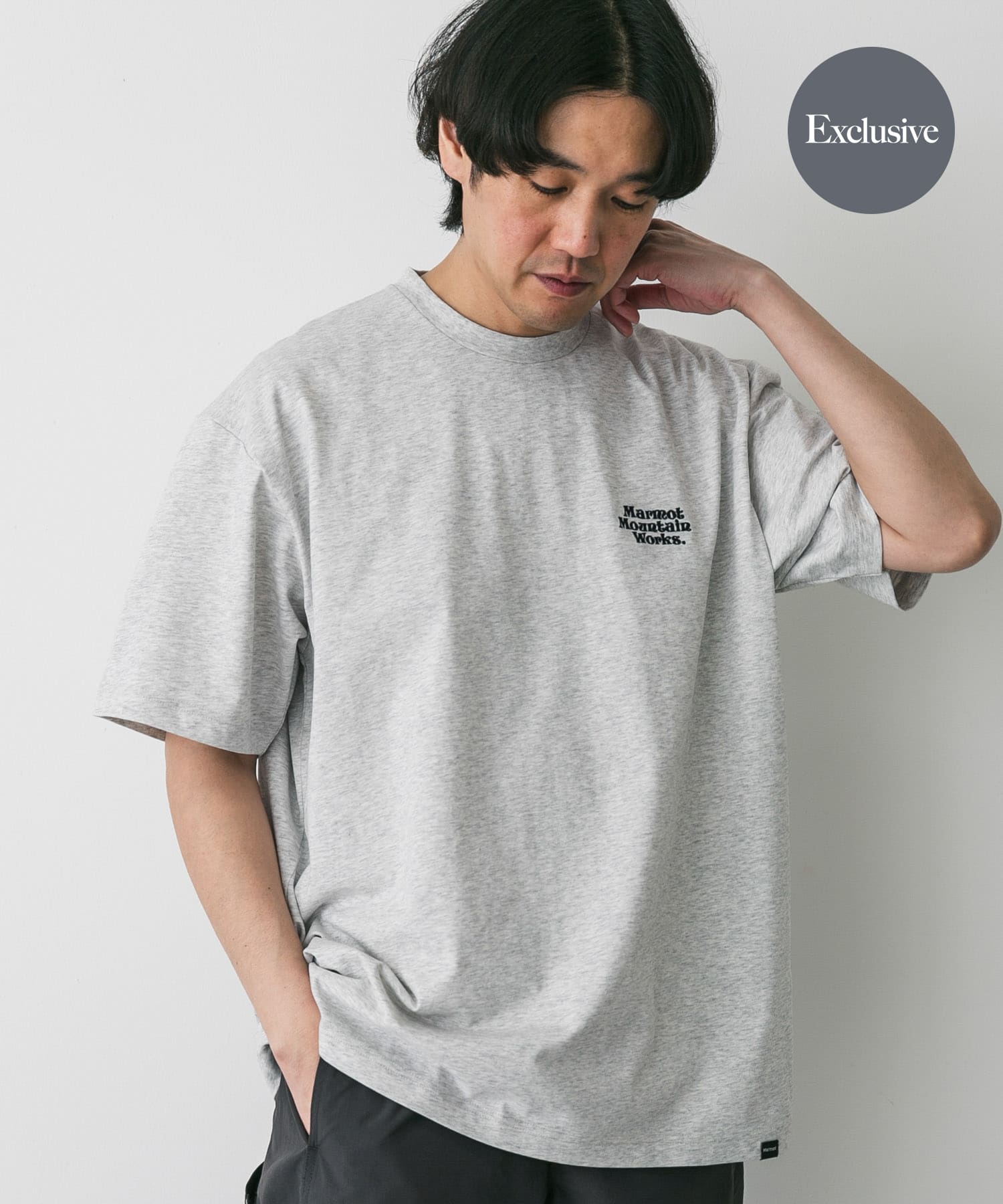 別注』Marmot×DOORS MMW Short-Sleeve T-shirts(M INDIGO): トップス