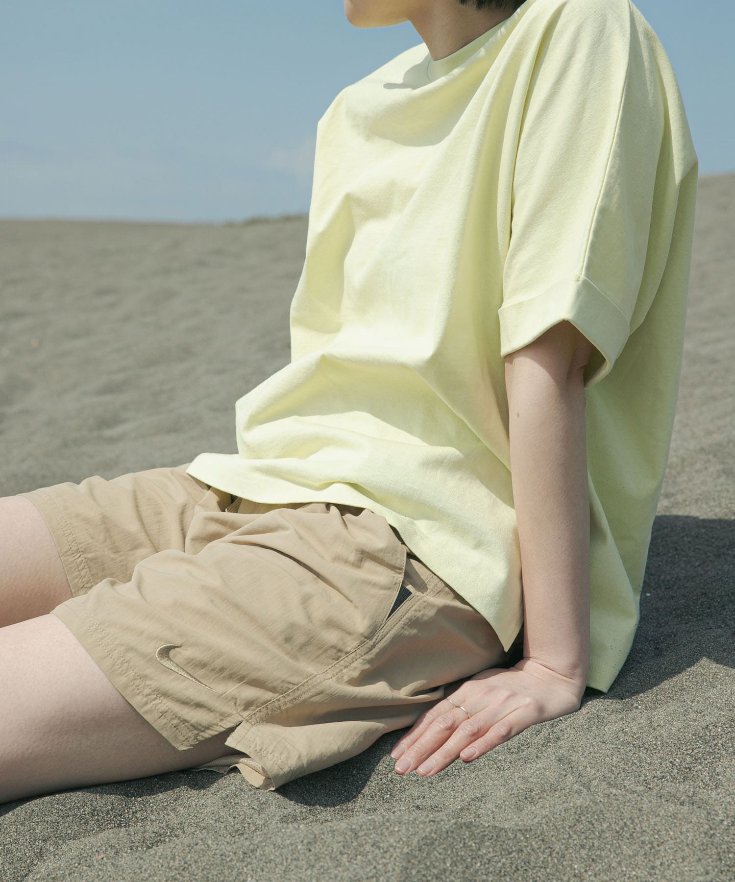 身長：157cm サイズ：L