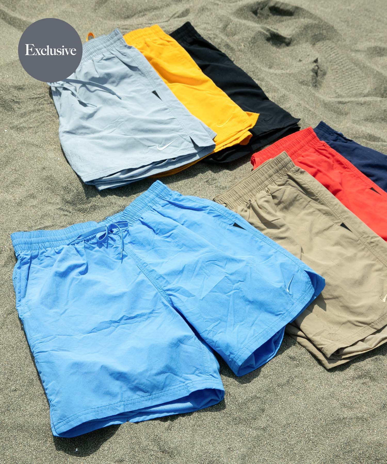 NIKE SWIM　 Exclusive Reナイロン7ボレーショーツ ブルー M