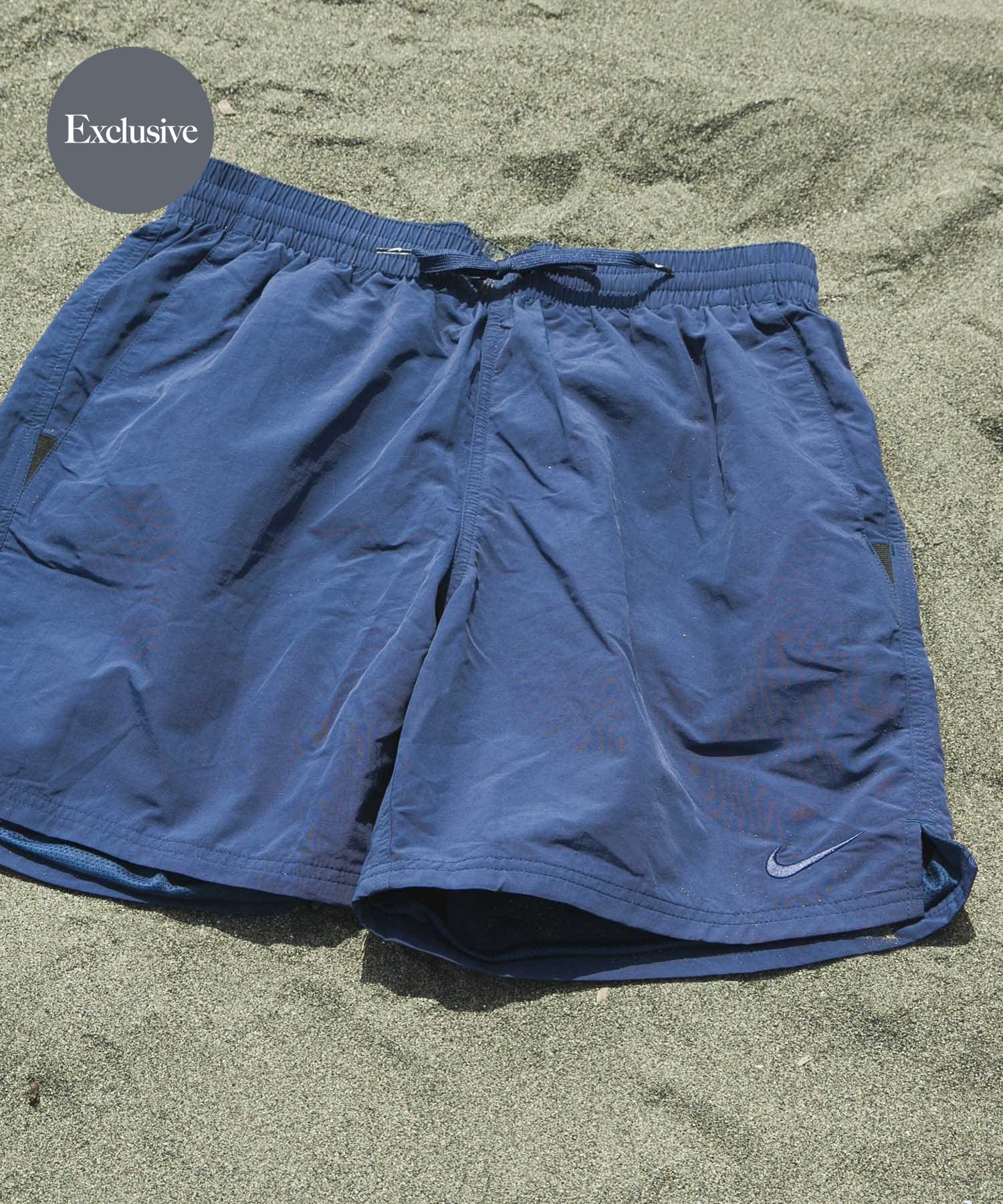 NIKE SWIM　 Exclusive Reナイロン7ボレーショーツ ネイビー M