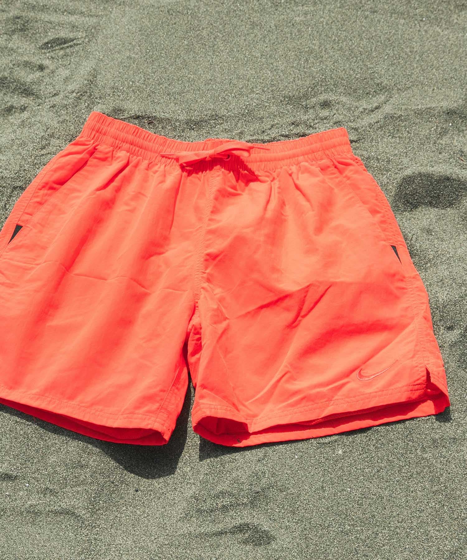 NIKE SWIM　 Exclusive Reナイロン7ボレーショーツ ライトクリムゾン M