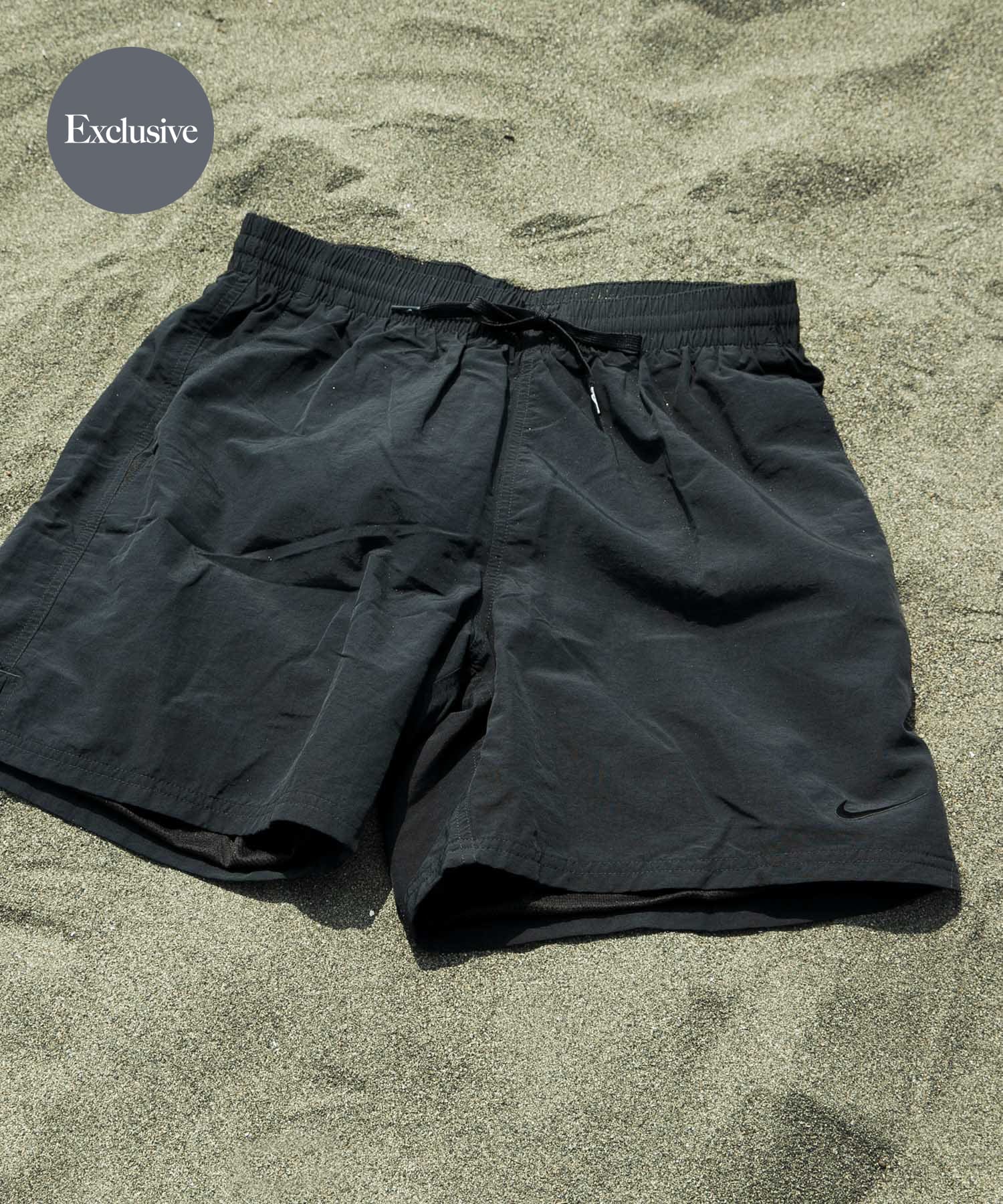 NIKE SWIM　 Exclusive Reナイロン7ボレーショーツ ブラック M