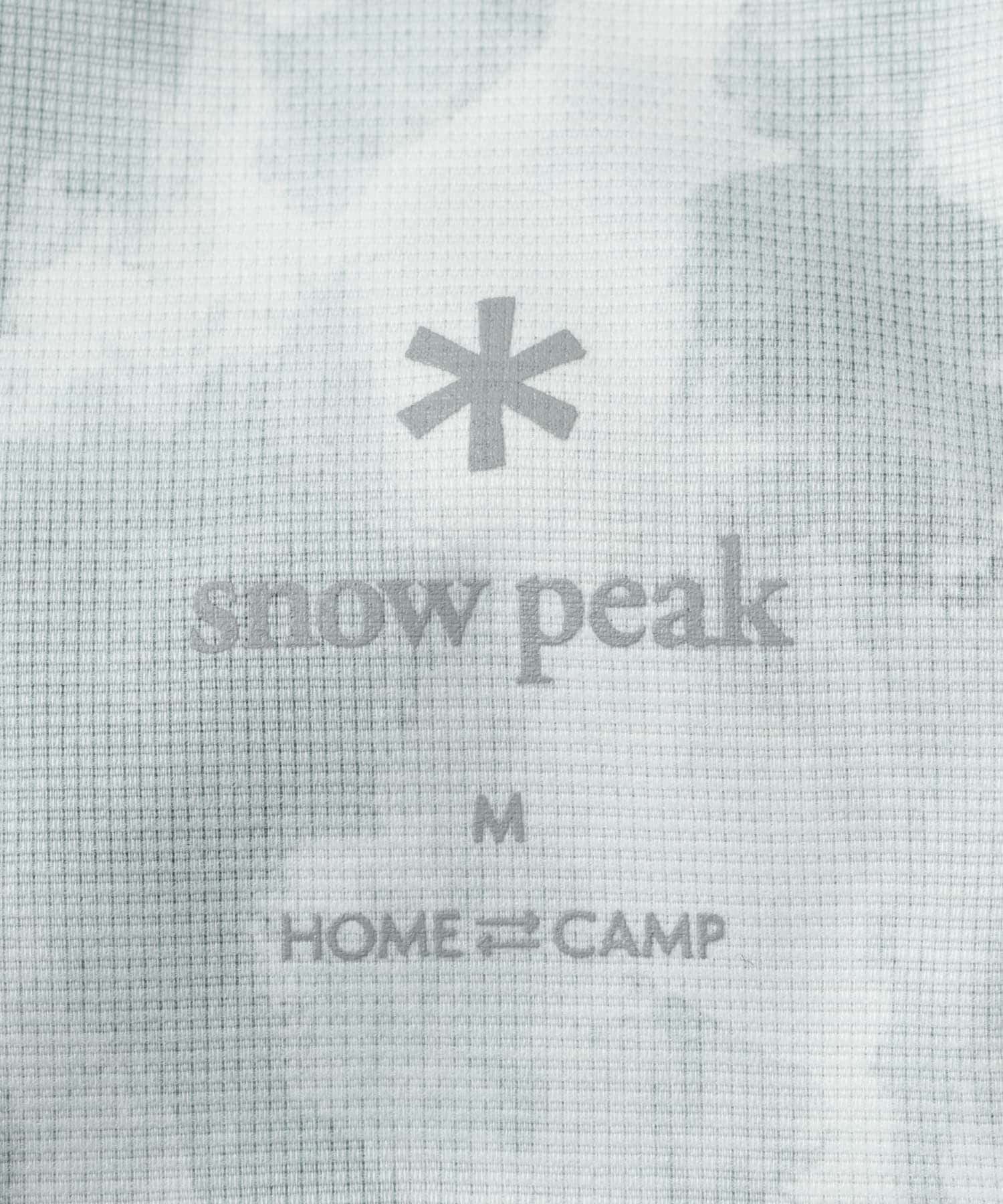 Snow Peak Apparel　Printed Quick Dry Shorts GREY PT M