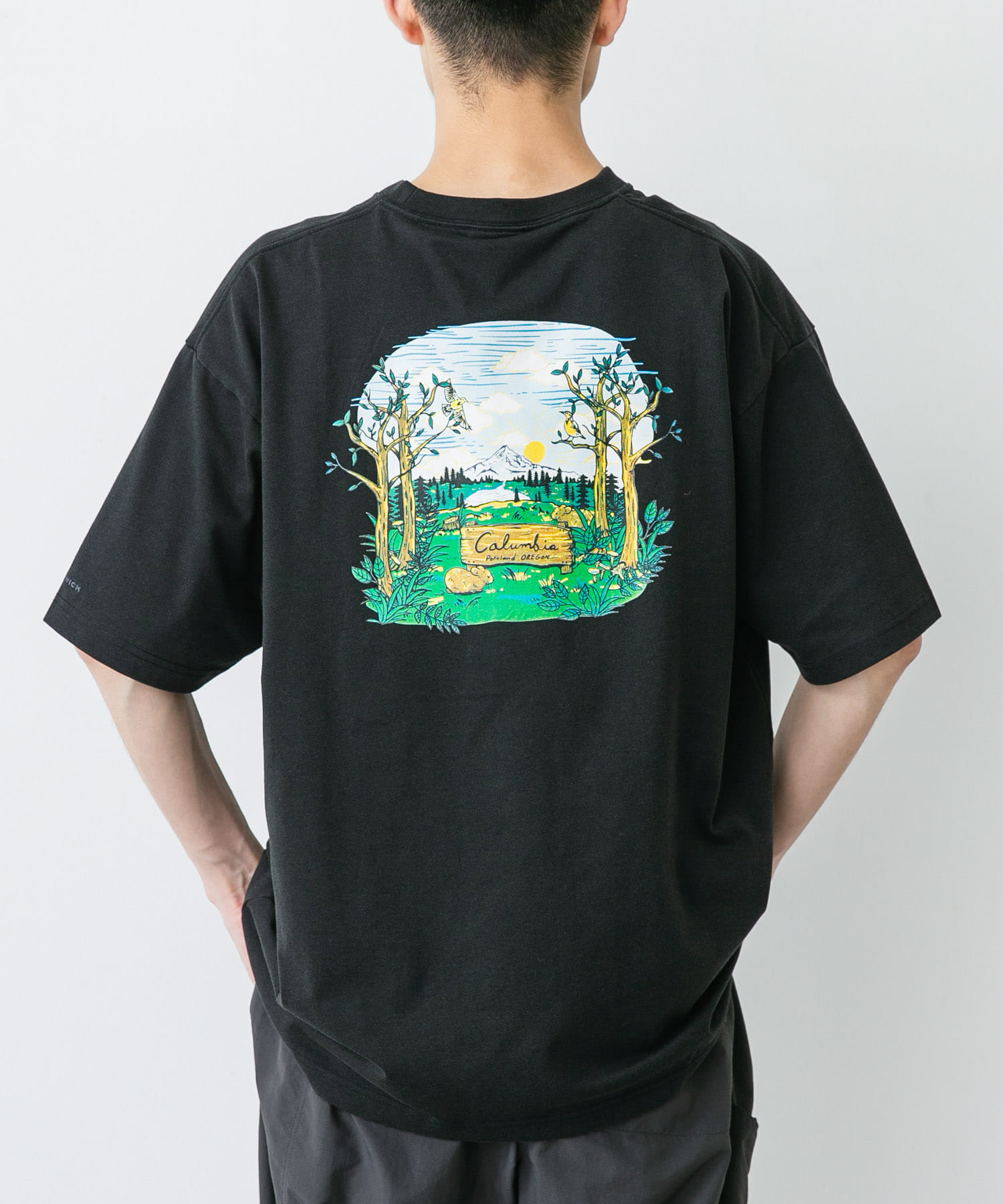 Columbia サンダーマウンテングラフィックショートスリーブTシャツ(M