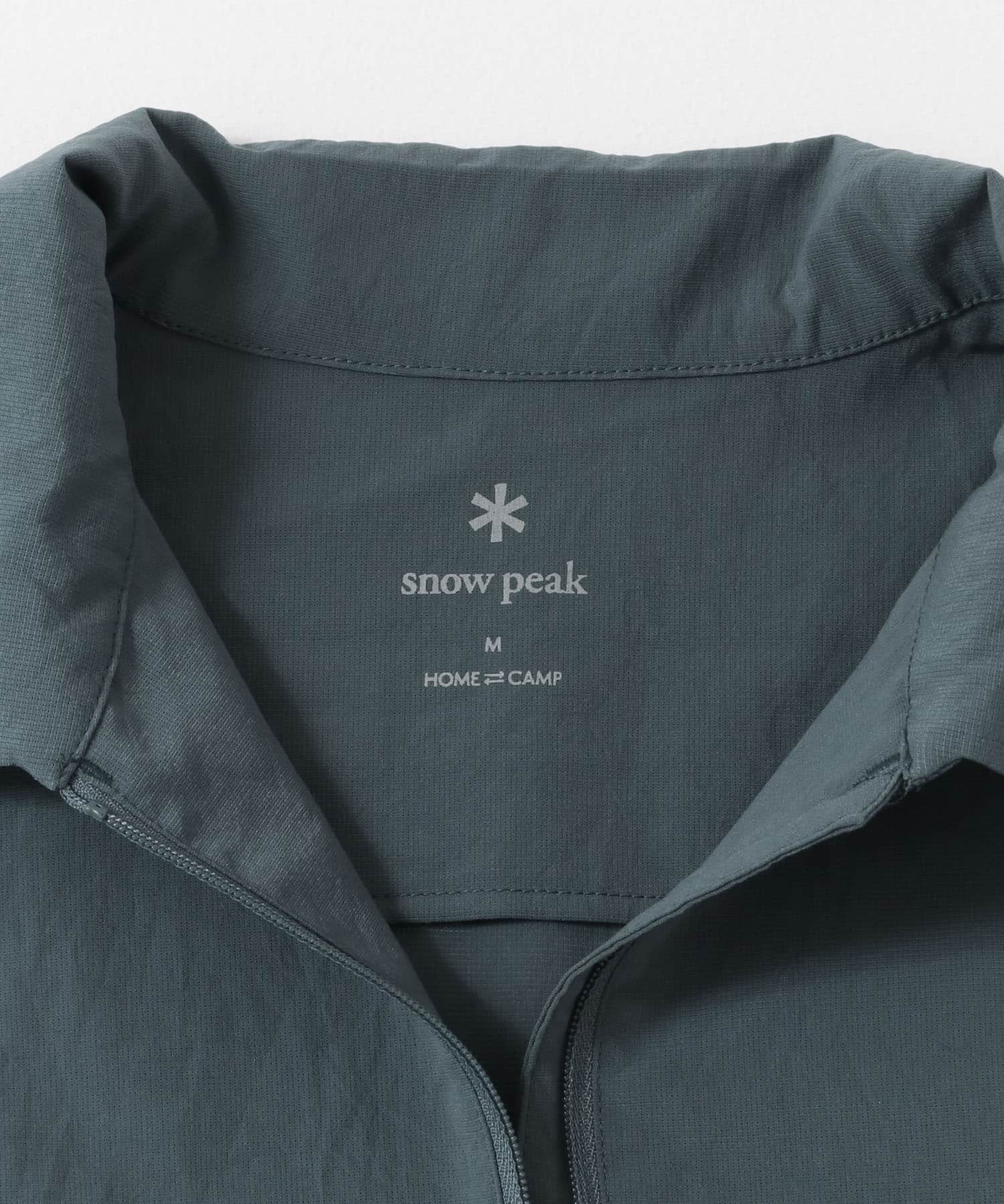 Snow Peak Apparel　Quick Dry Polo Shirts BLUE M