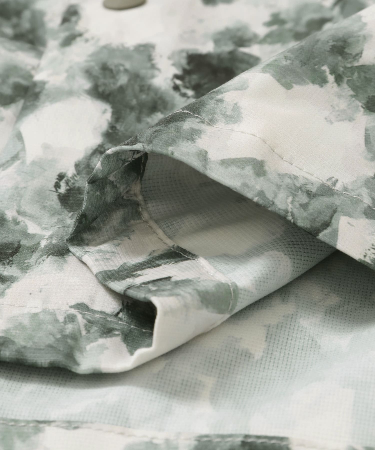 Snow Peak Apparel　Printed Quick Dry Shirts GREY PT M