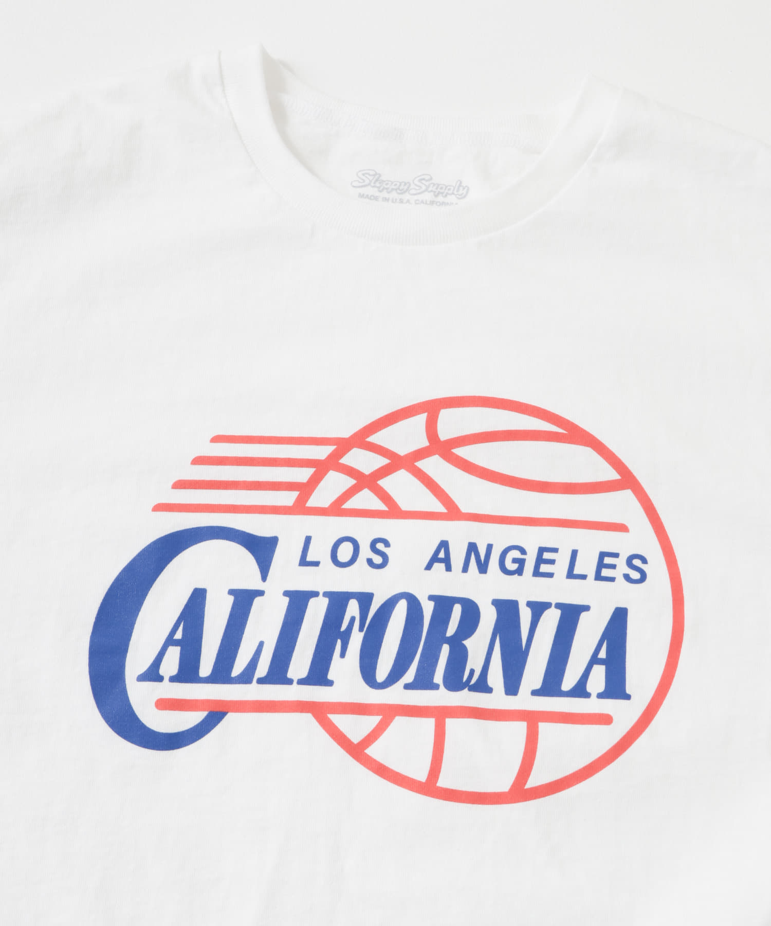 『別注』SLOPPY SUPPLY×DOORS　CALIFORNIA T-SHIRTS WHITE M