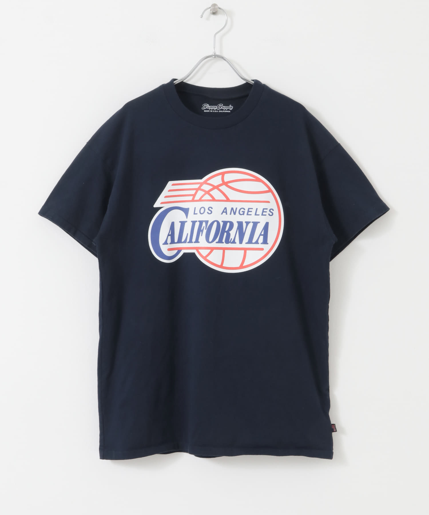 『別注』SLOPPY SUPPLY×DOORS　CALIFORNIA T-SHIRTS NAVY M