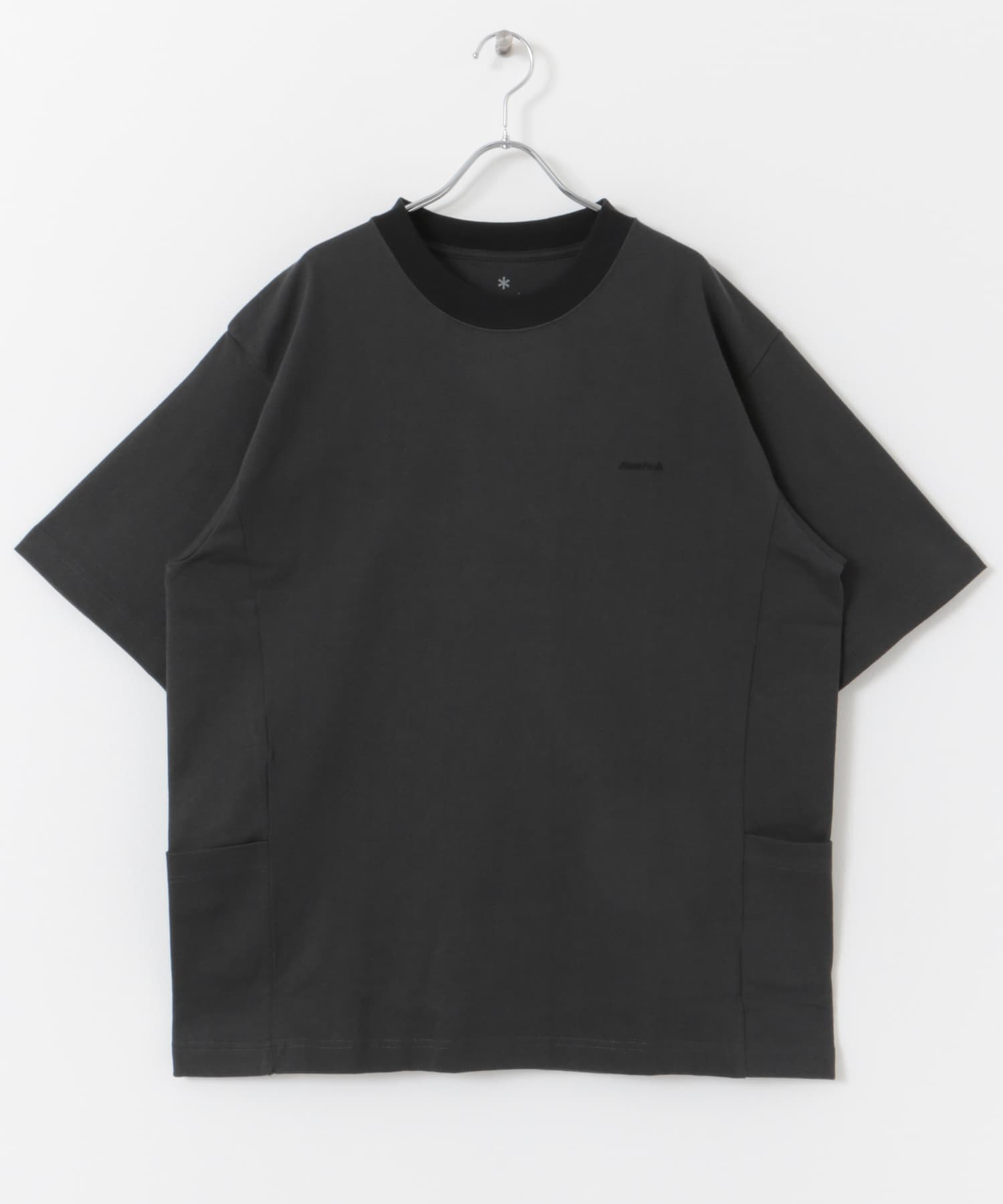 Snow Peak Apparel　Heavy Cotton Border T-Shirts CHARCOAL M