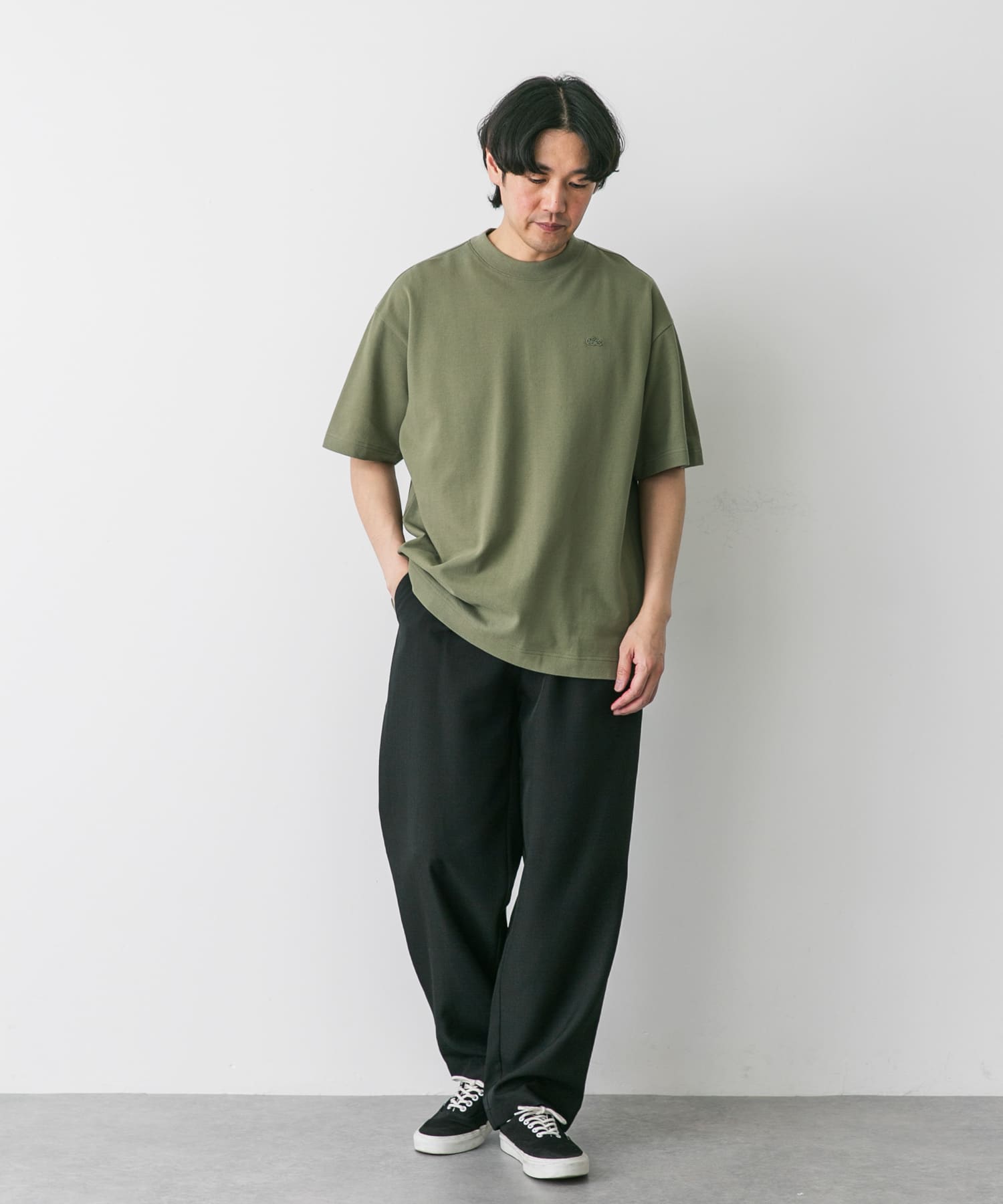 別注』LACOSTE×DOORS moss stitch ShortSleeve T-shirts(3 PRIMEVERE