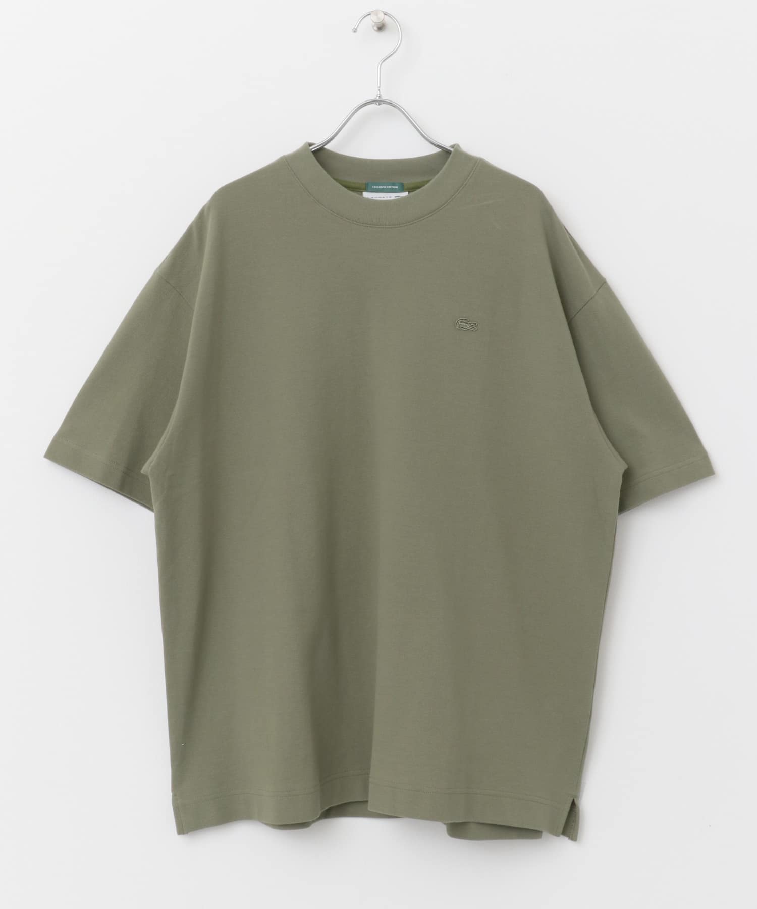 『別注』LACOSTE×DOORS　moss stitch ShortSleeve T-shirts KAKI 3