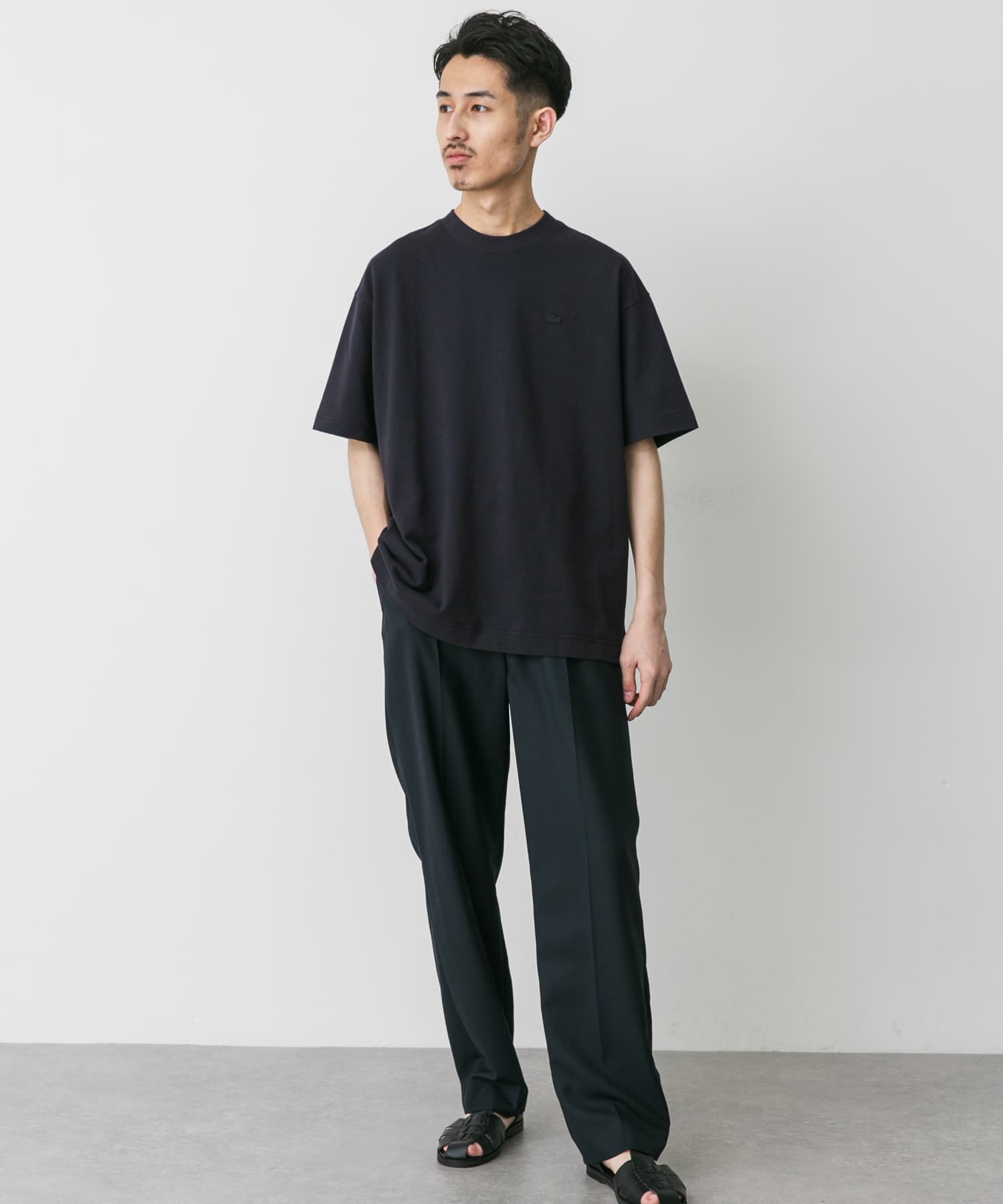 別注』LACOSTE×DOORS moss stitch ShortSleeve T-shirts(3 PRIMEVERE