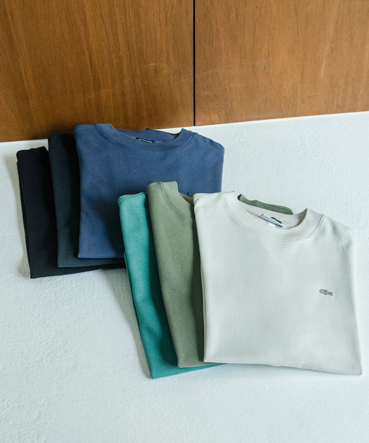 『別注』LACOSTE×DOORS　moss stitch ShortSleeve T-shirts HAMMAM 5