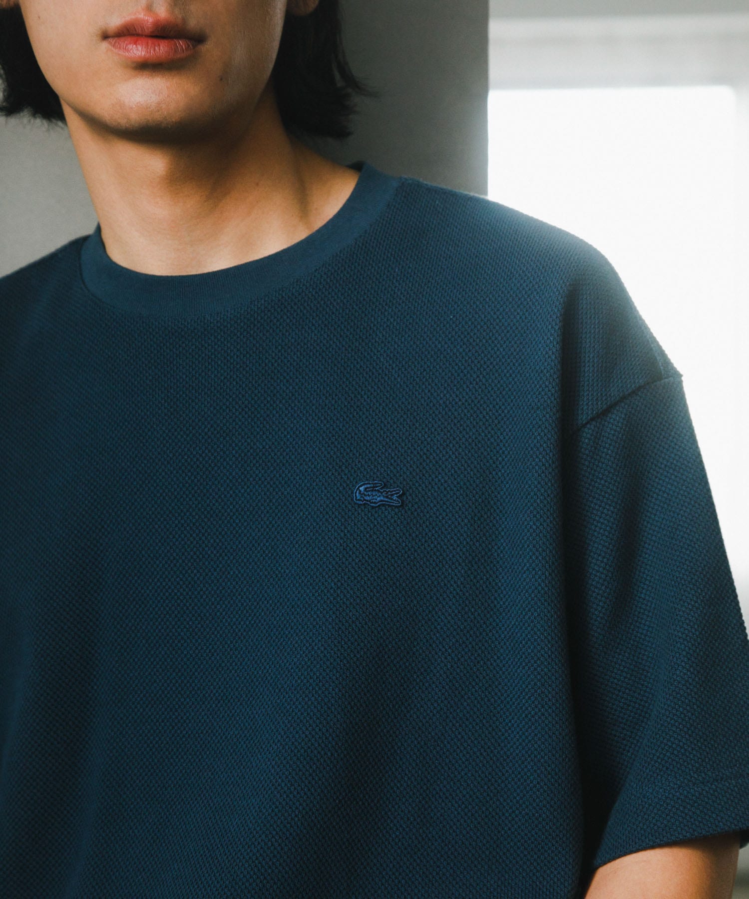別注』LACOSTE×DOORS thick pique crew ShortSleeve(3 CALLUNA