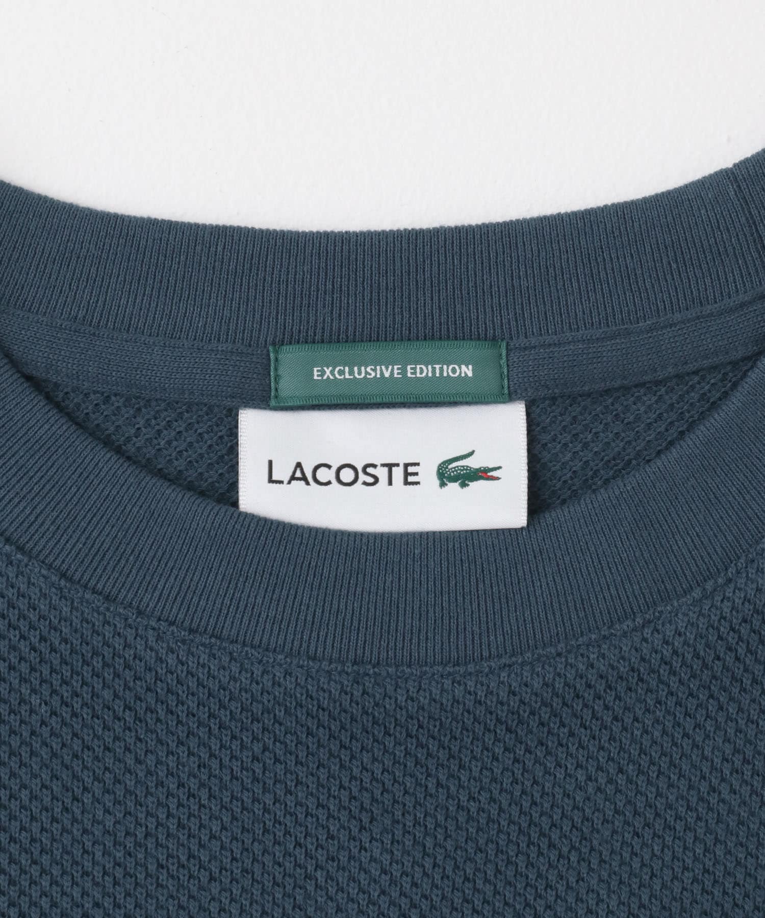 『別注』LACOSTE×DOORS　thick pique crew ShortSleeve FAUCON 3