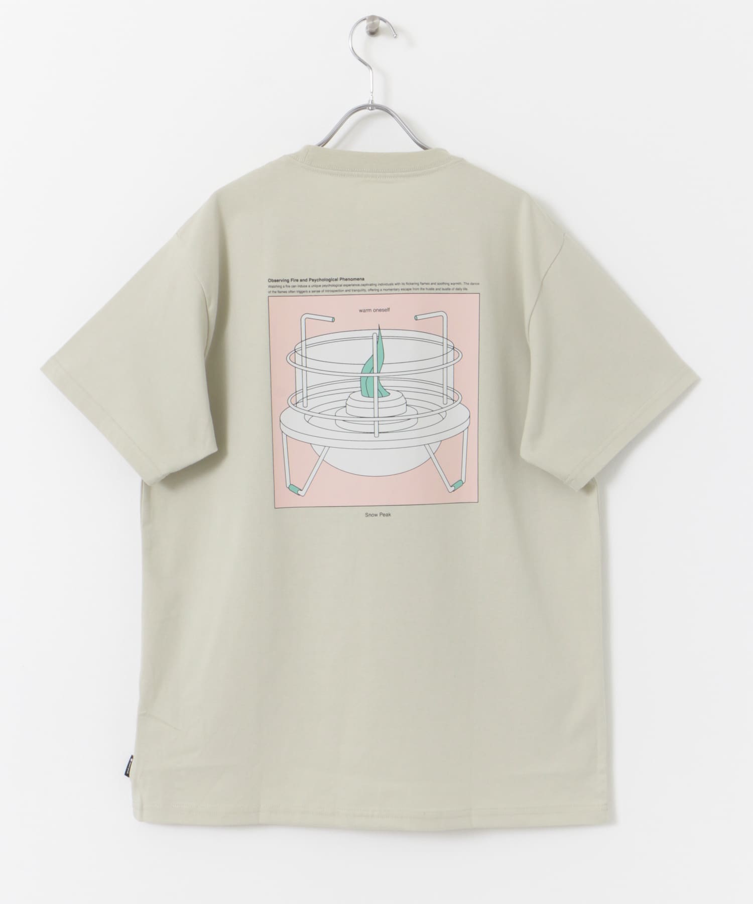 Snow Peak Apparel　Warm Oneself T-Shirts LightBeige M