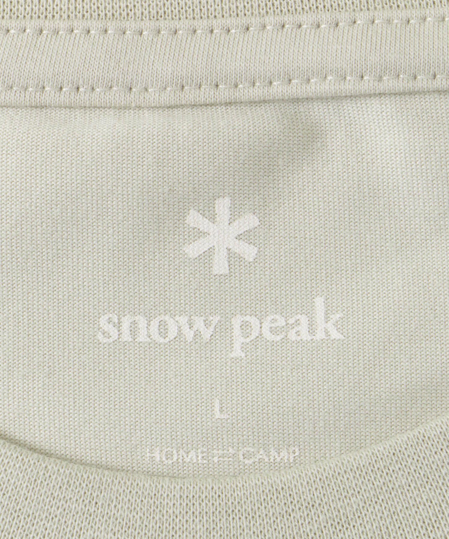 Snow Peak Apparel　Warm Oneself T-Shirts LightBeige M