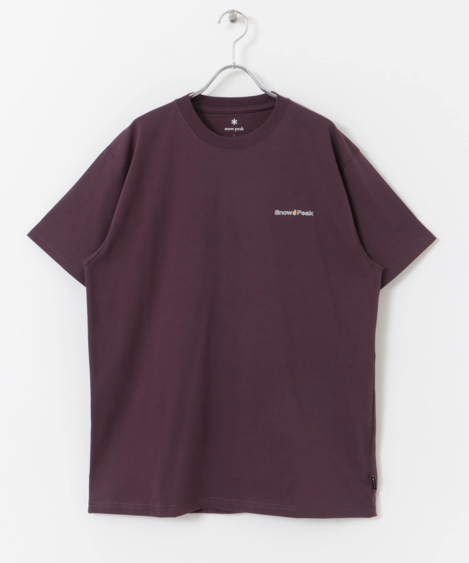 Snow Peak Apparel　Warm Oneself T-Shirts BURGUNDY M