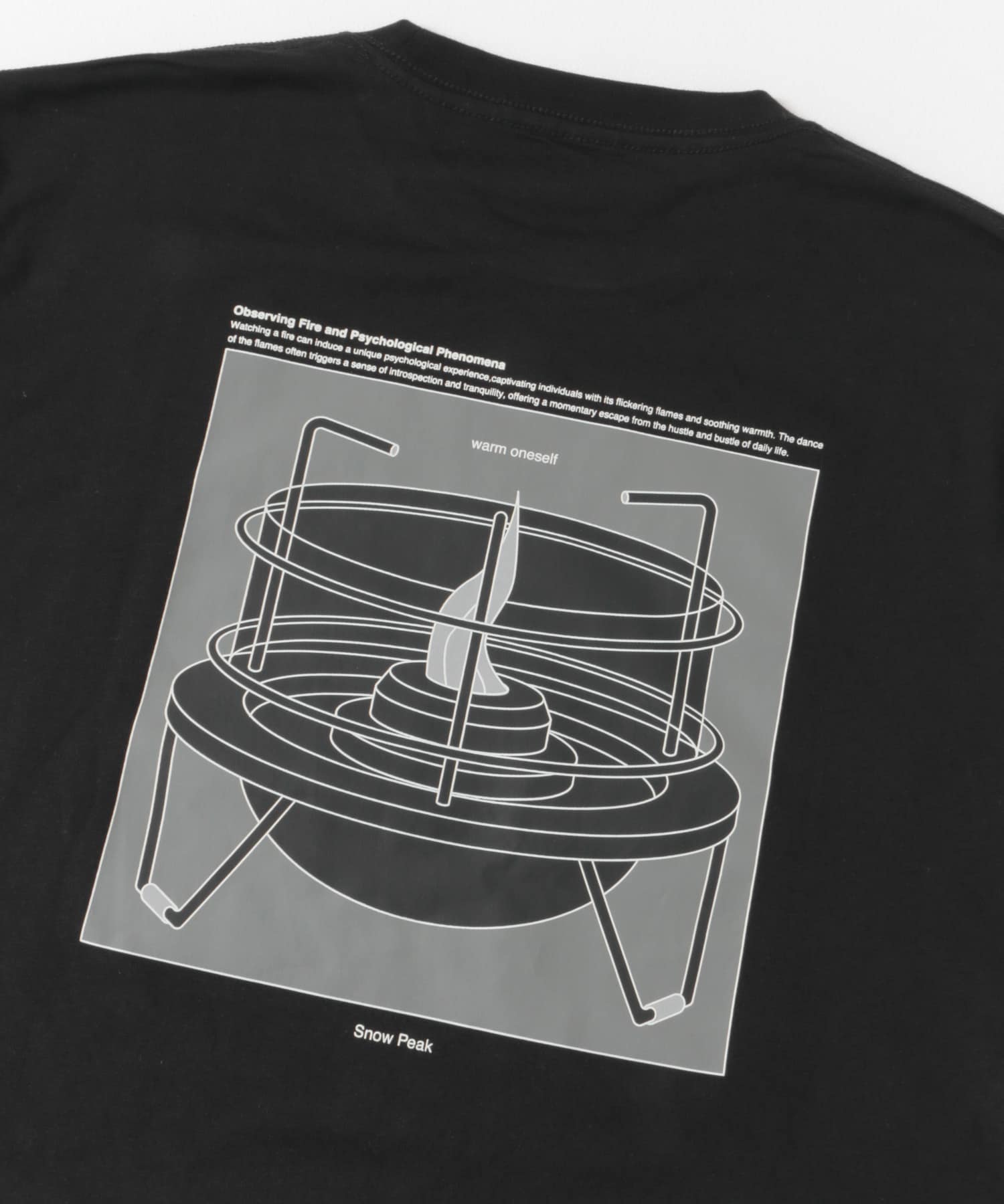 Snow Peak Apparel　Warm Oneself T-Shirts BLACK M