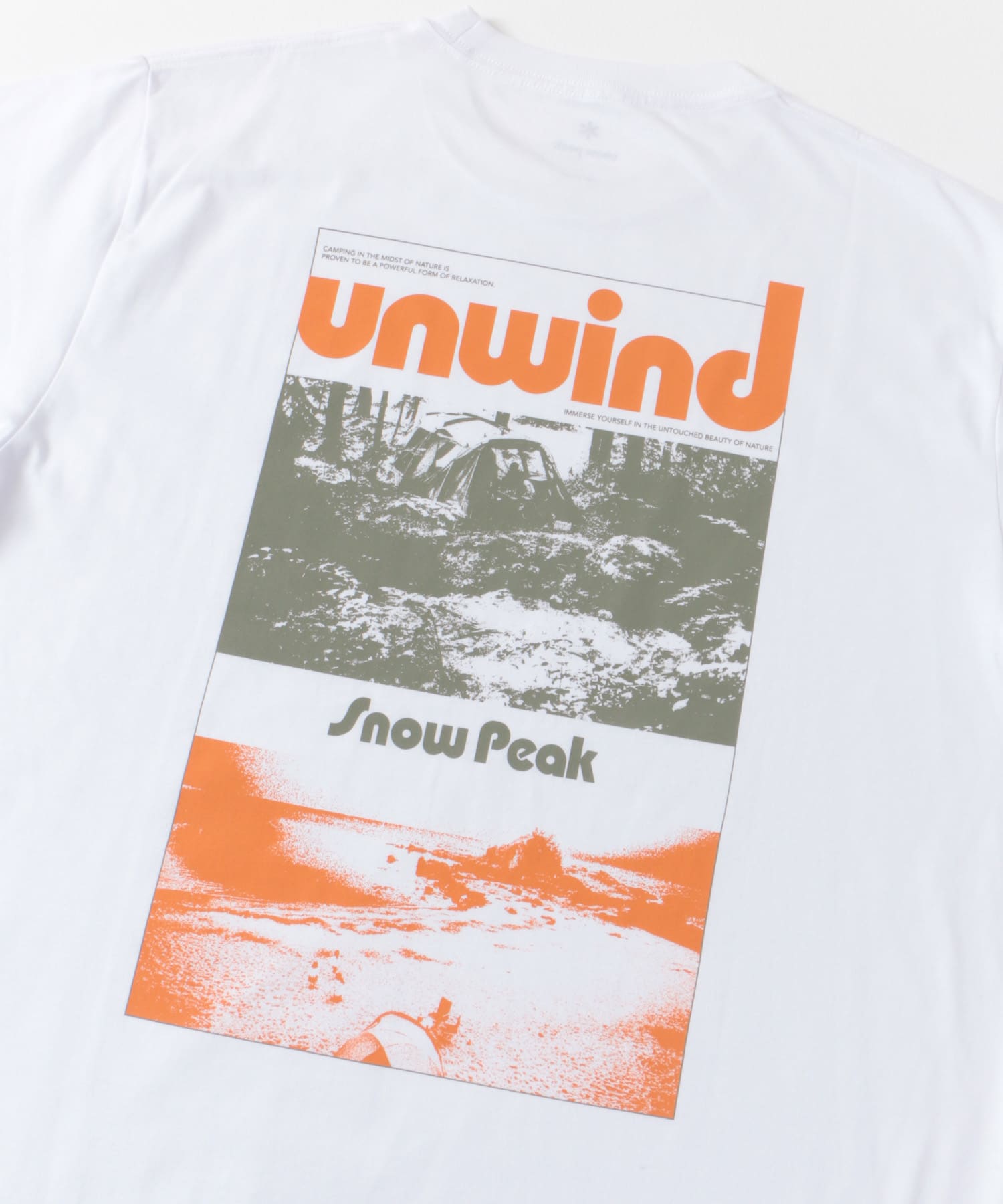 Snow Peak Apparel　Unwind T-Shirts WHITE M