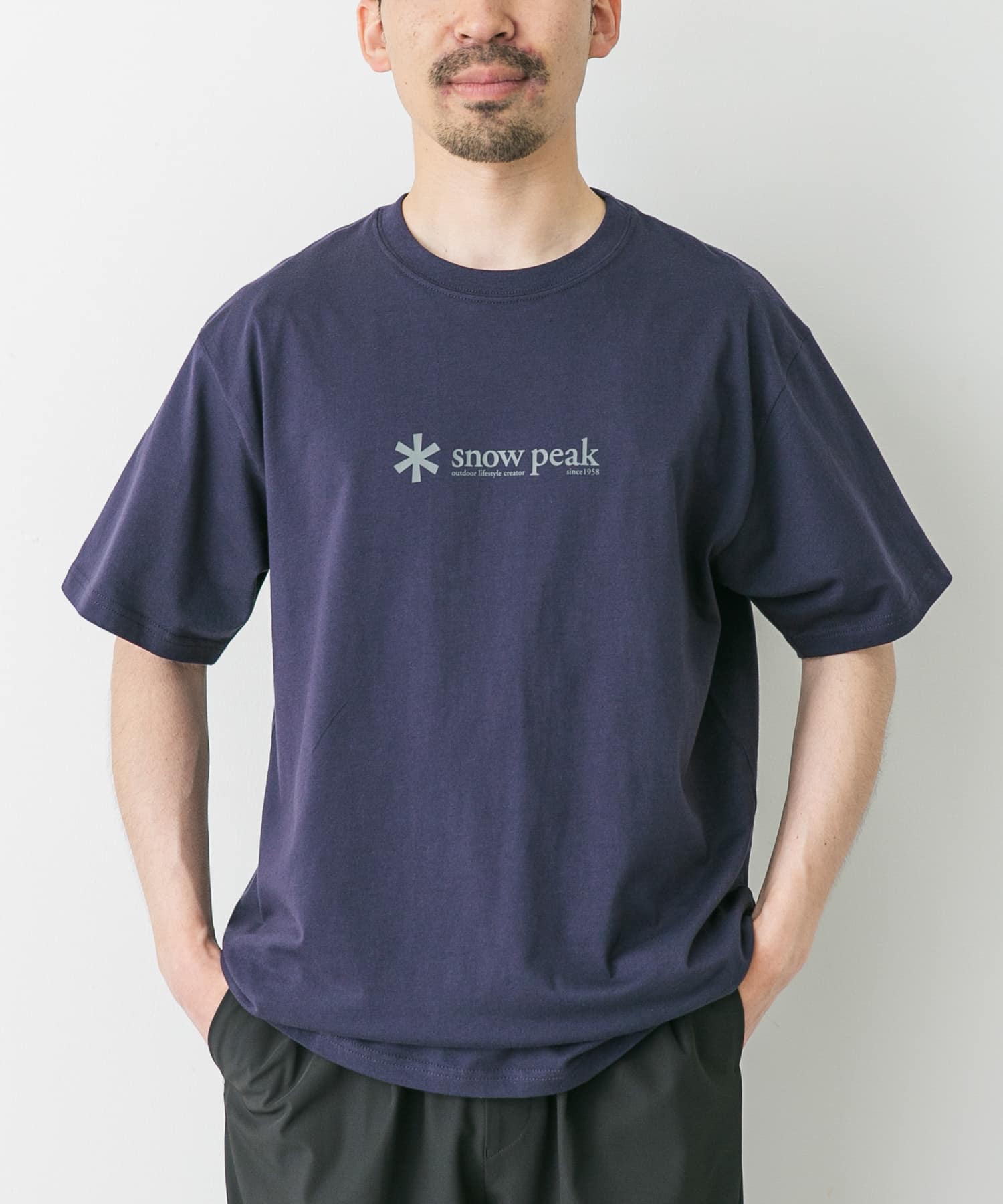 Snow Peak Apparel　Soft Cotton Logo S/S T-Shirts