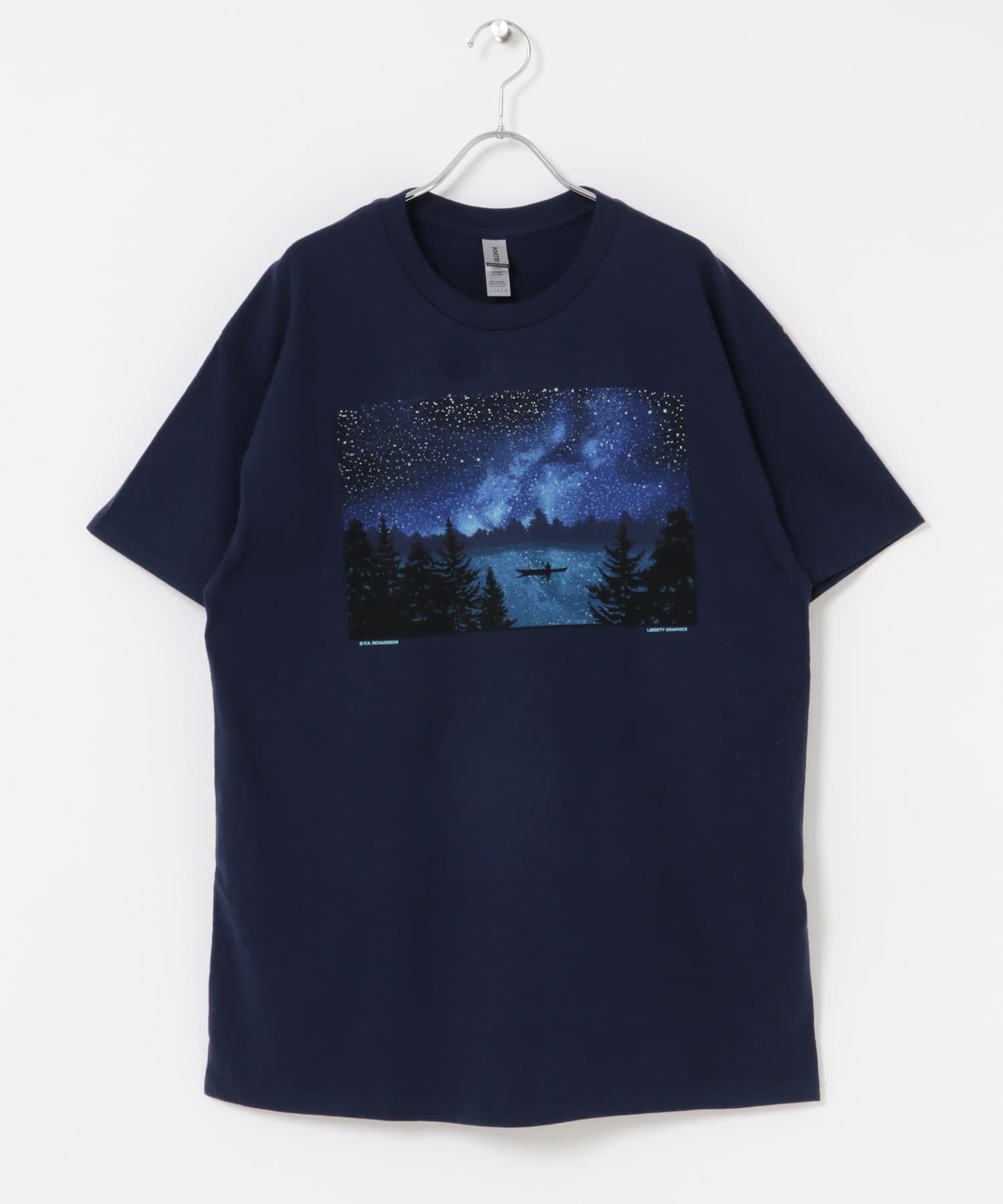 LIBERTY GRAPHICS　Night Kayaker NAVY L