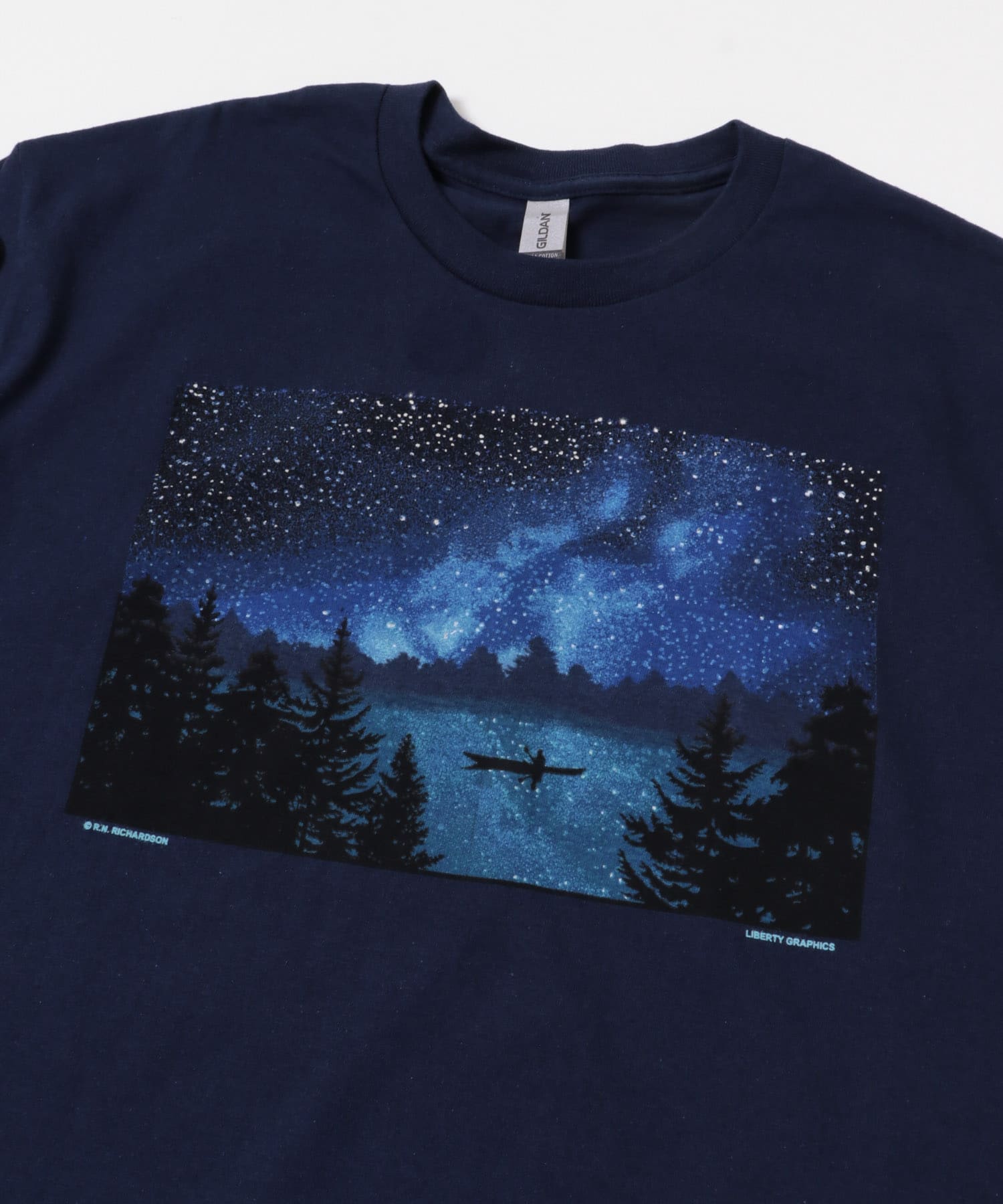 LIBERTY GRAPHICS　Night Kayaker NAVY L