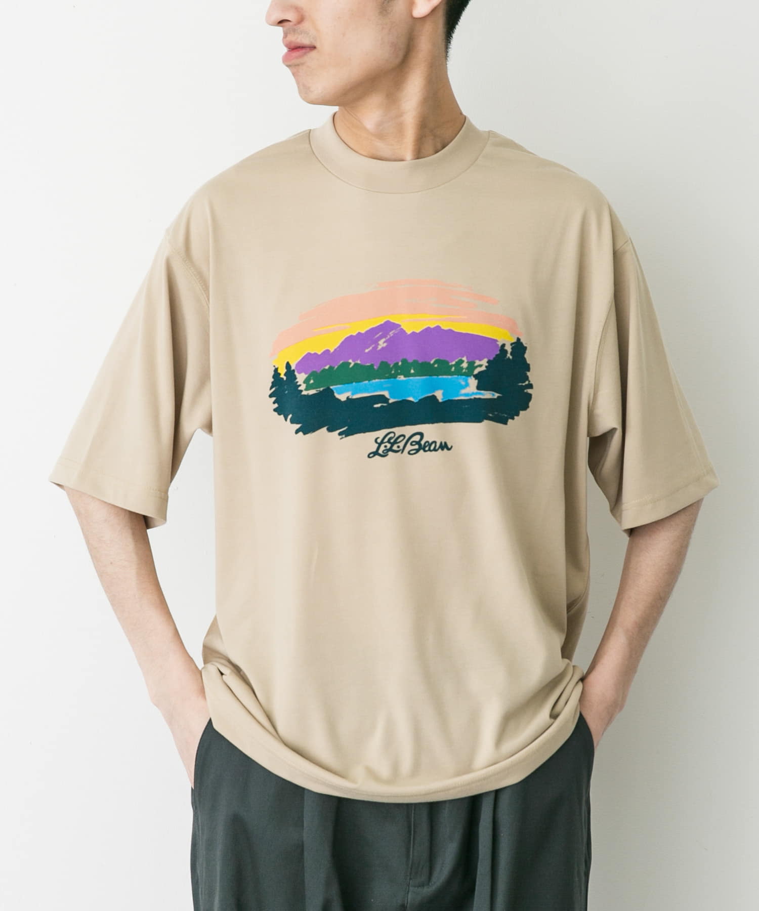 L.L.Bean　Canton Mt Lake Graphic T-shirts