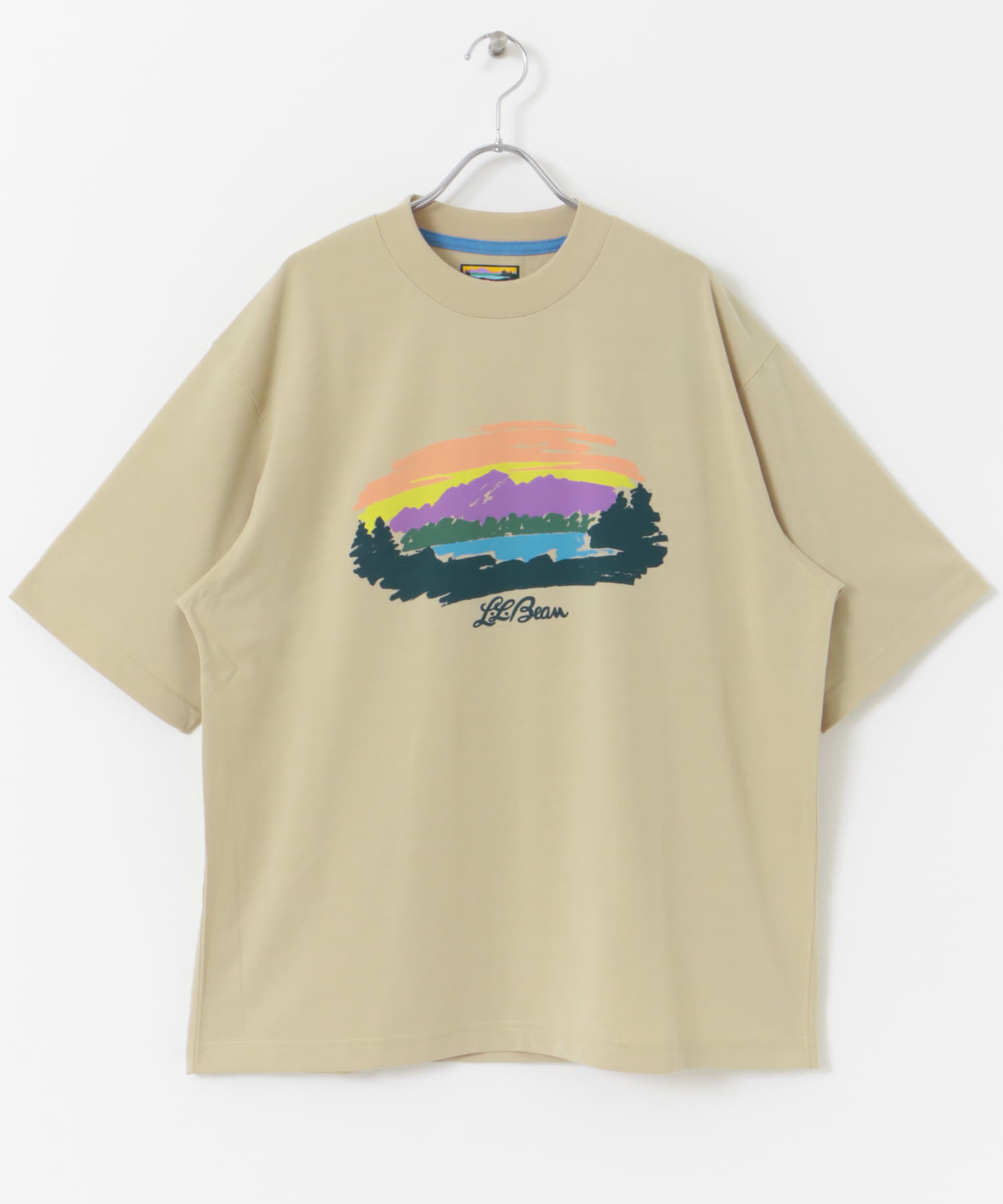 L.L.Bean　Canton Mt Lake Graphic T-shirts Sand M