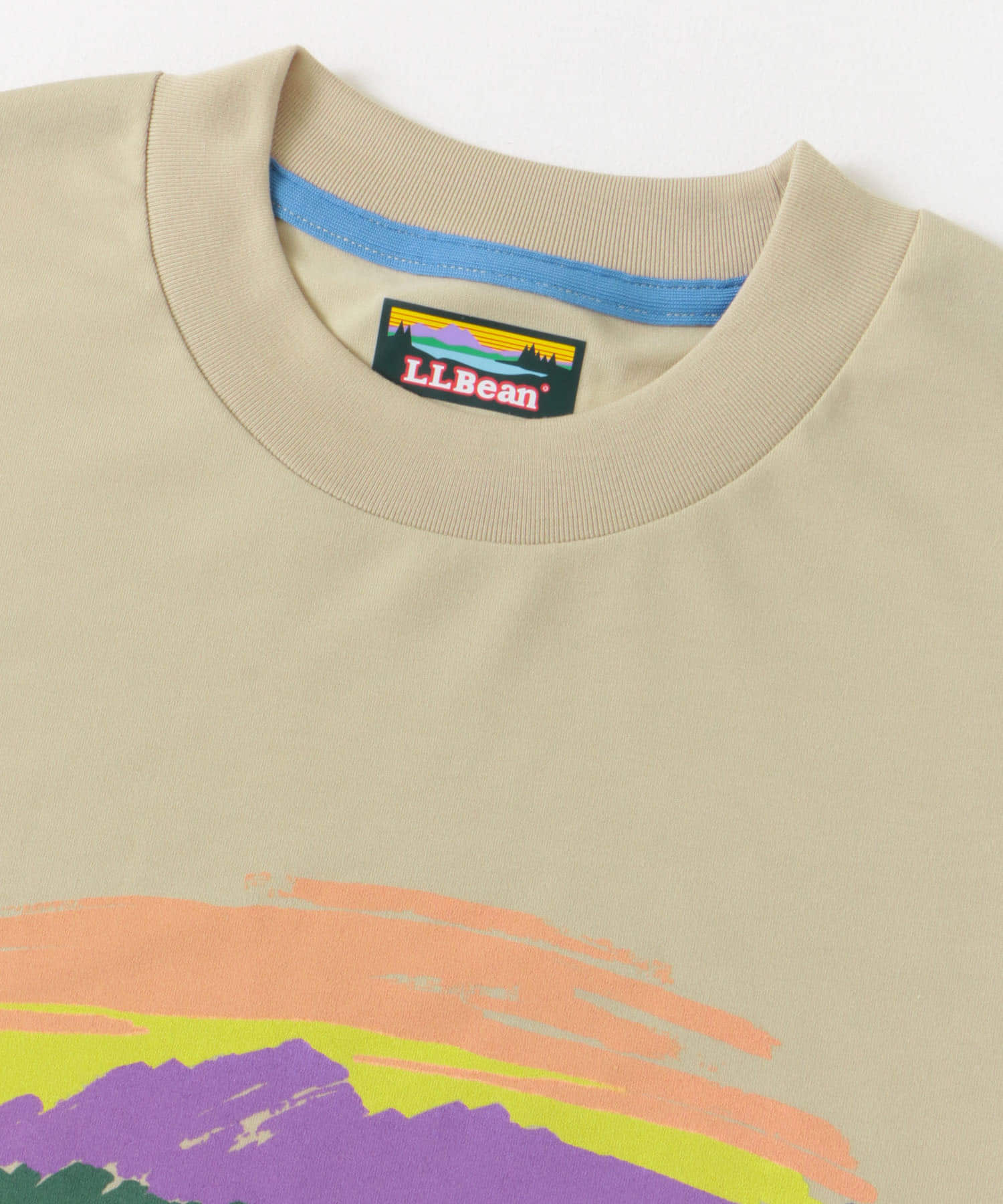 L.L.Bean　Canton Mt Lake Graphic T-shirts Sand M
