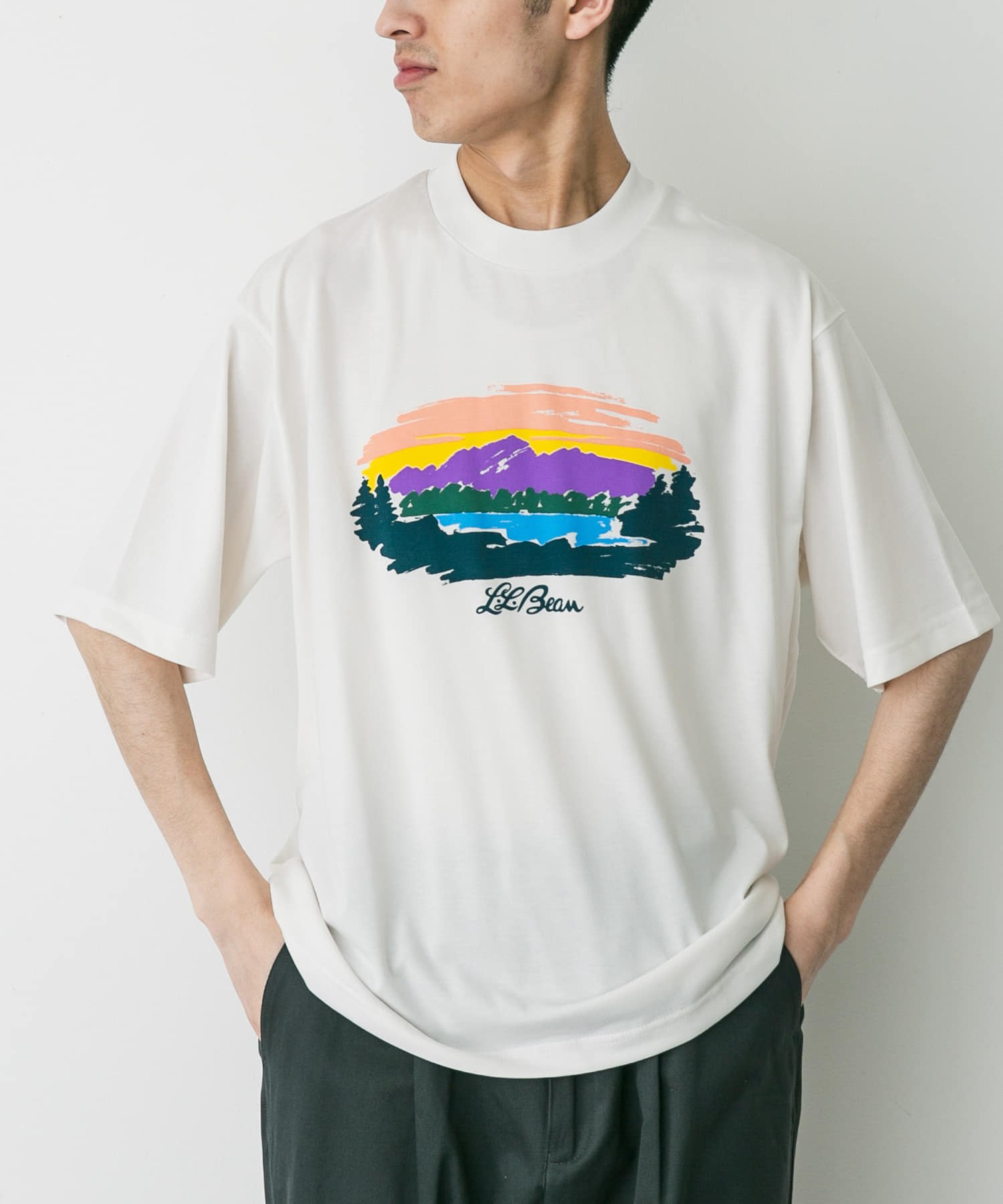 L.L.Bean　Canton Mt Lake Graphic T-shirts