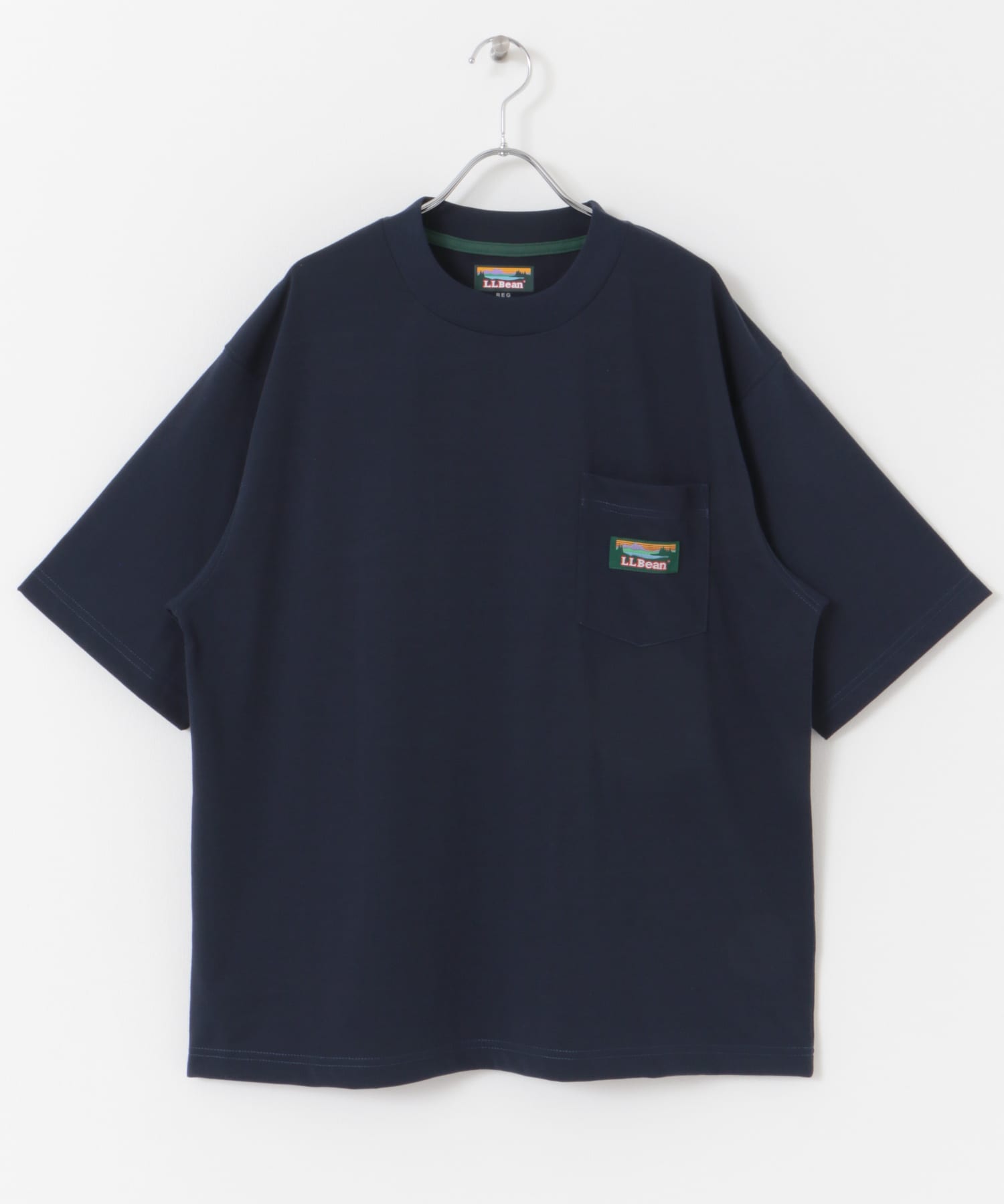L.L.Bean　Canton Katahdin Pocket T-shirts Navy M