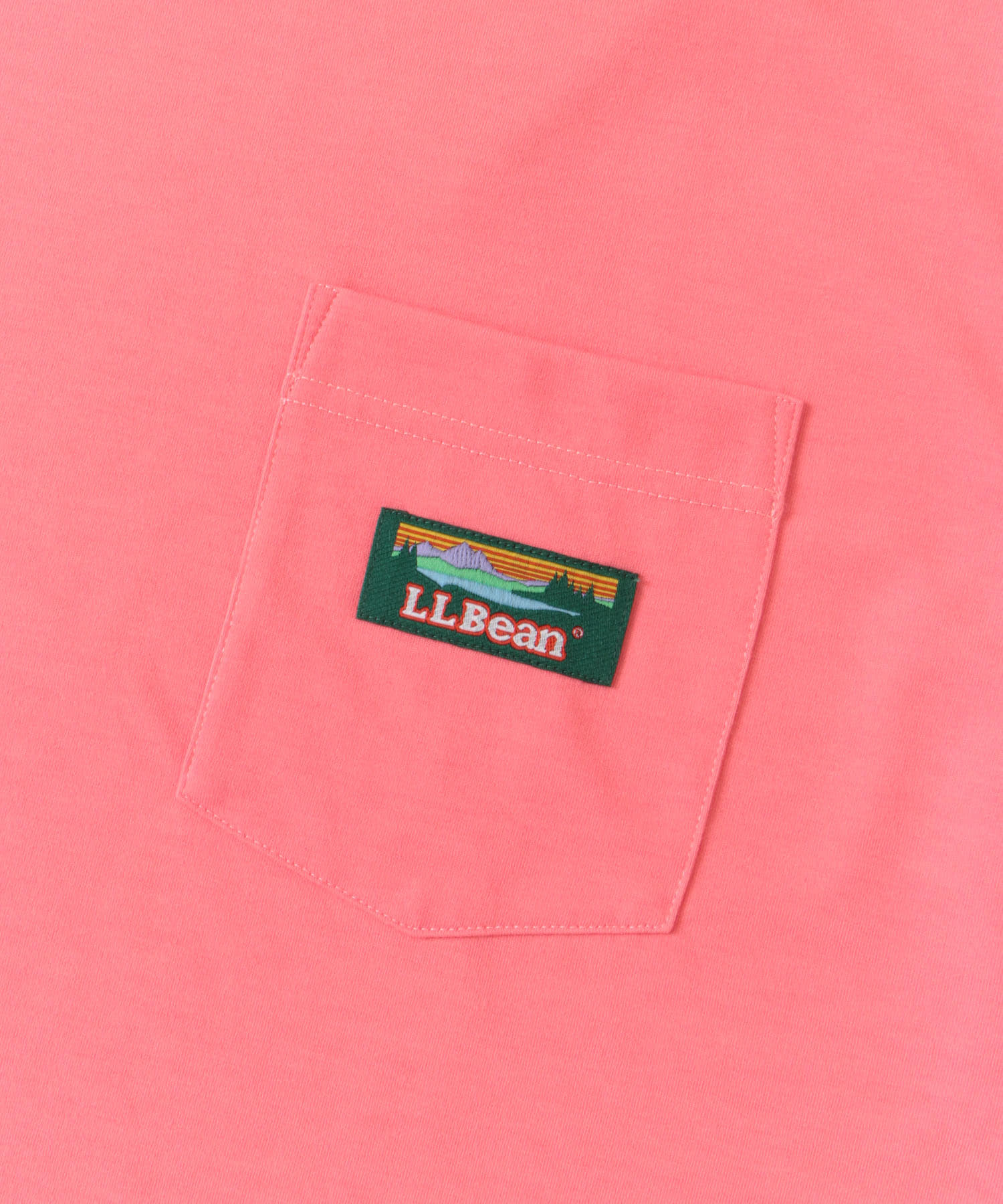 L.L.Bean　Canton Katahdin Pocket T-shirts Pink M