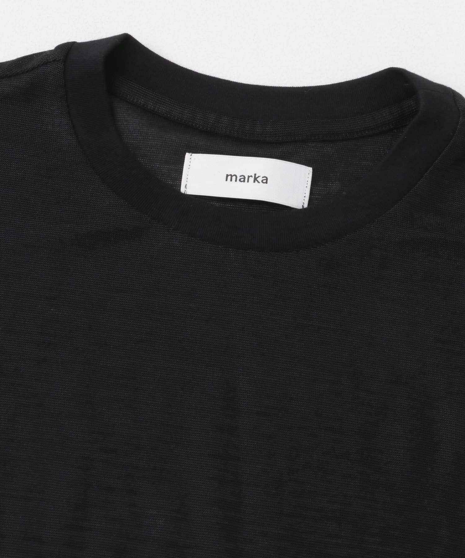 marka　CREW NECK T-SHIRTS BLACK 2