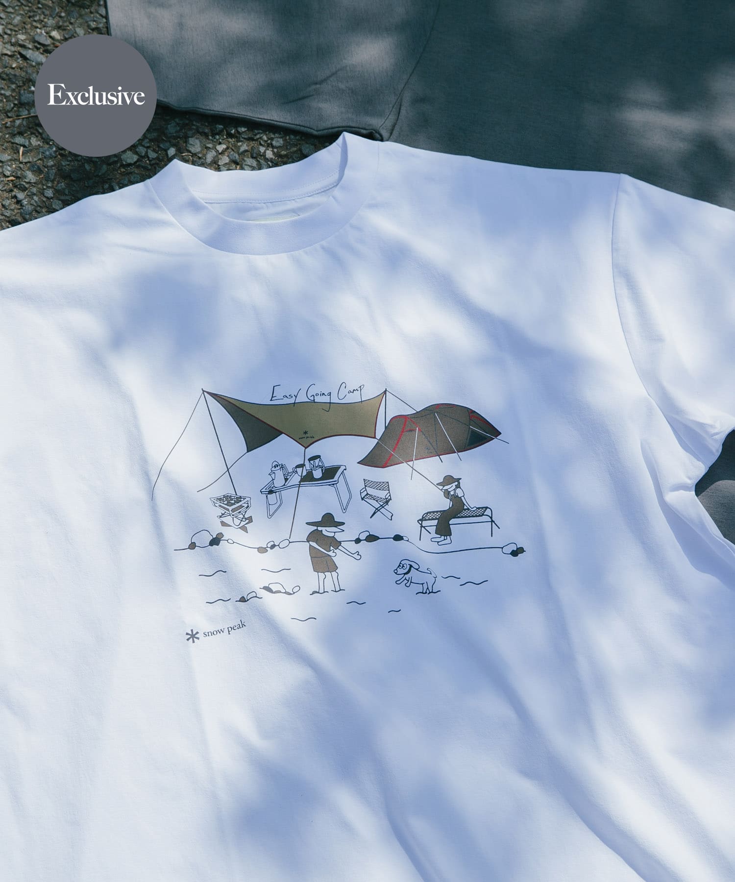 『別注』Snow Peak×DOORS　WaterActive Print Tee