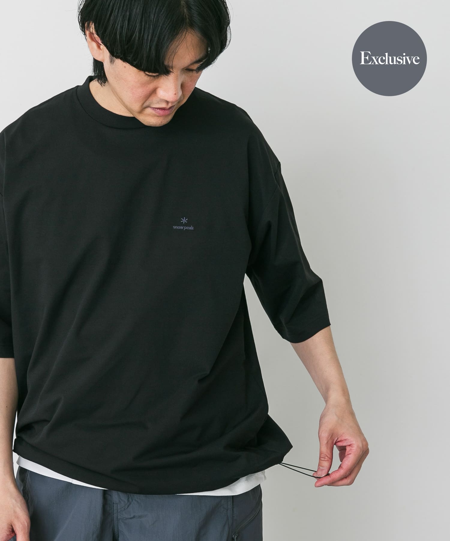 『別注』Snow Peak×DOORS　WaterActive Drawstring Tee