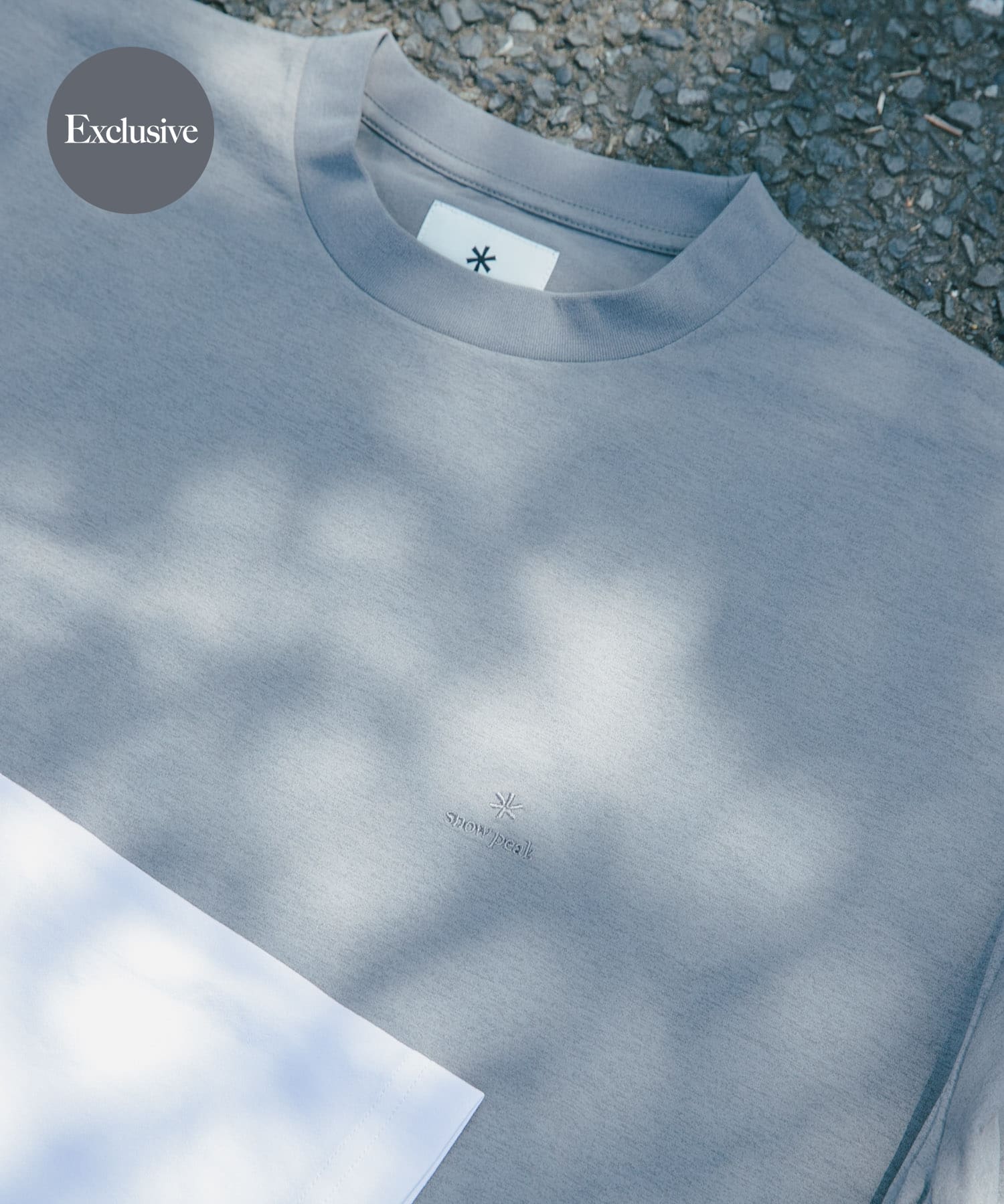 『別注』Snow Peak×DOORS　WaterActive Drawstring Tee GREY M