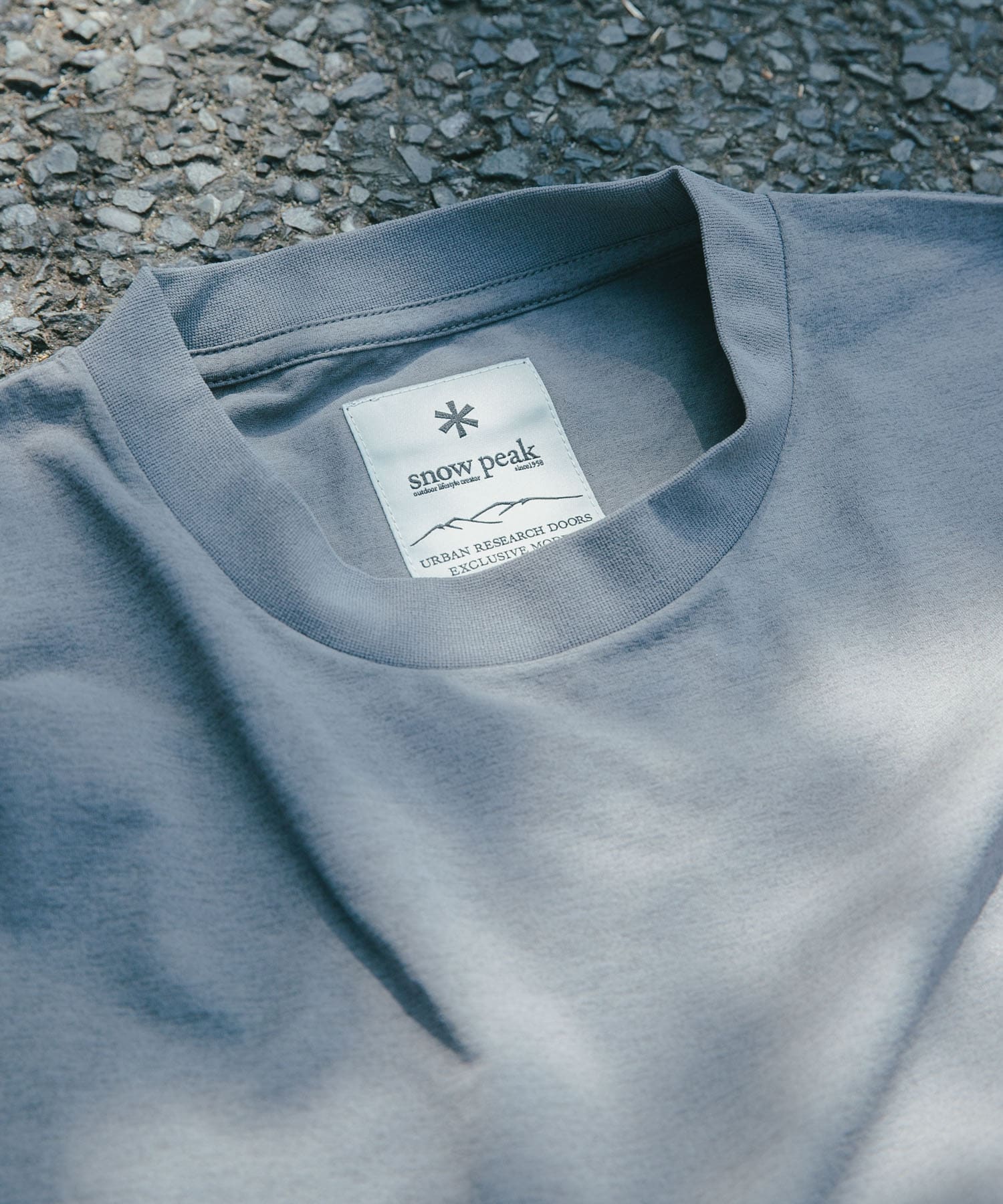 『別注』Snow Peak×DOORS　WaterActive Drawstring Tee GREY M
