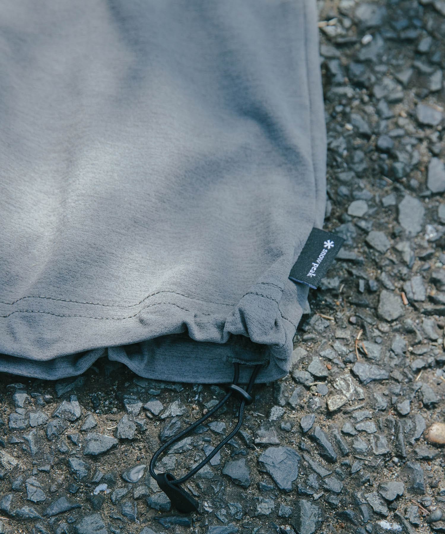 『別注』Snow Peak×DOORS　WaterActive Drawstring Tee GREY M
