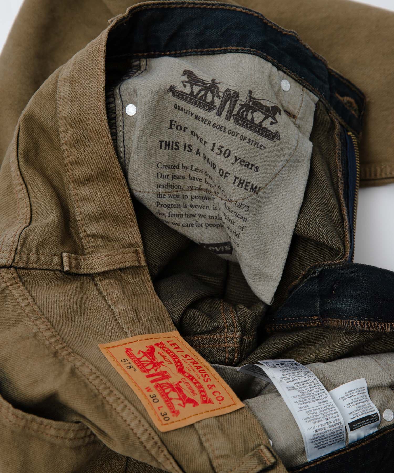 Levi’s　Exclusive 578 BAGGY ブラウン 32