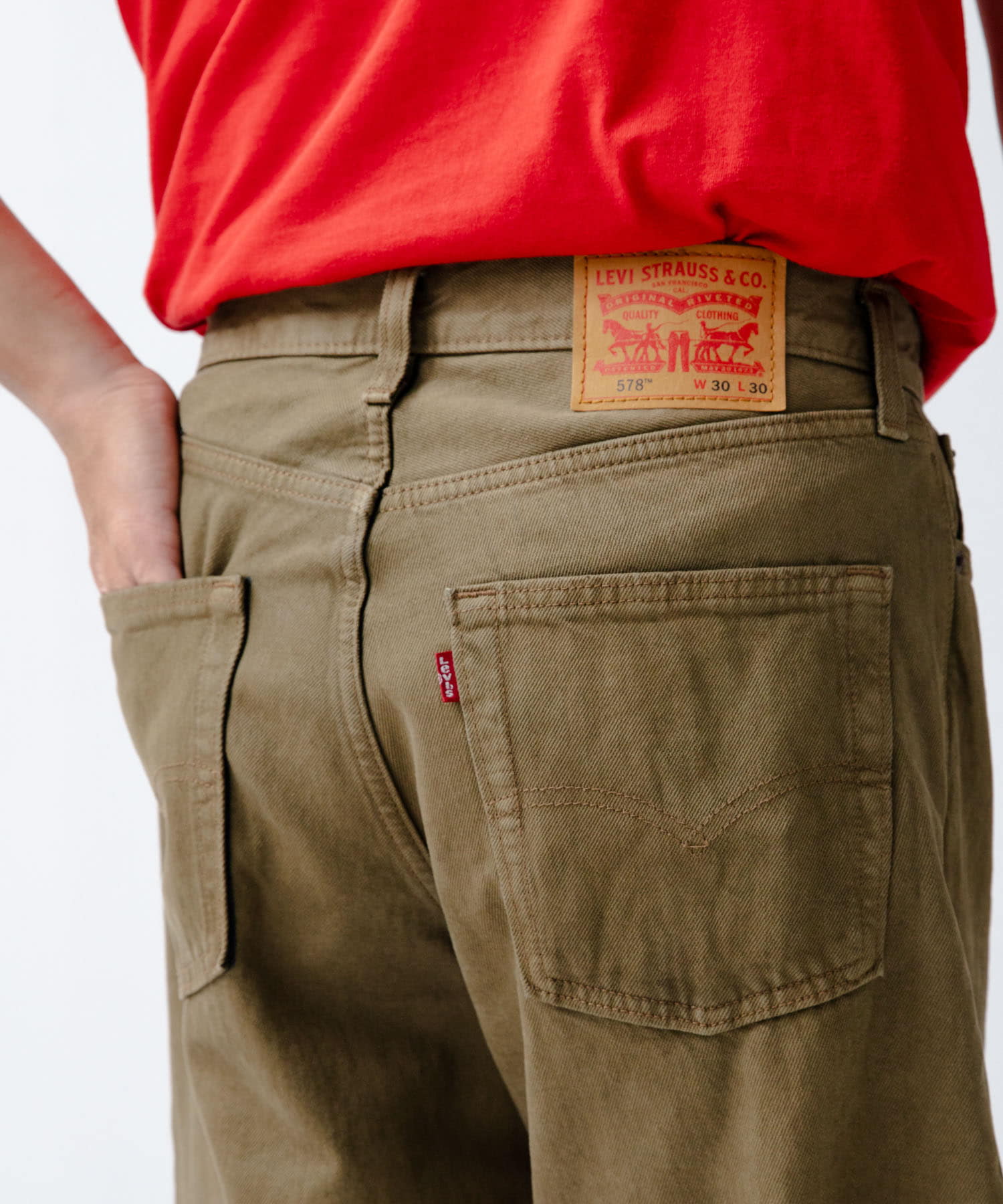 Barbour × Levi's》578 コーデュロイトラウザー 30 Levi's Exclusive