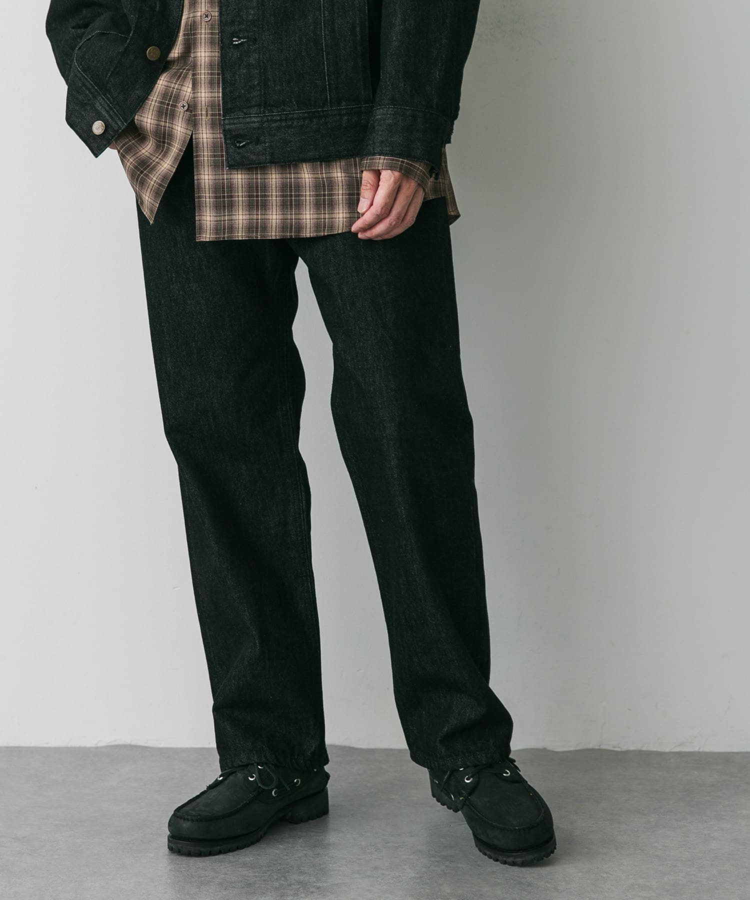 別注』Lee101×DOORS STRAIGHTPANTS(28 BLK OW): ボトム｜URBAN