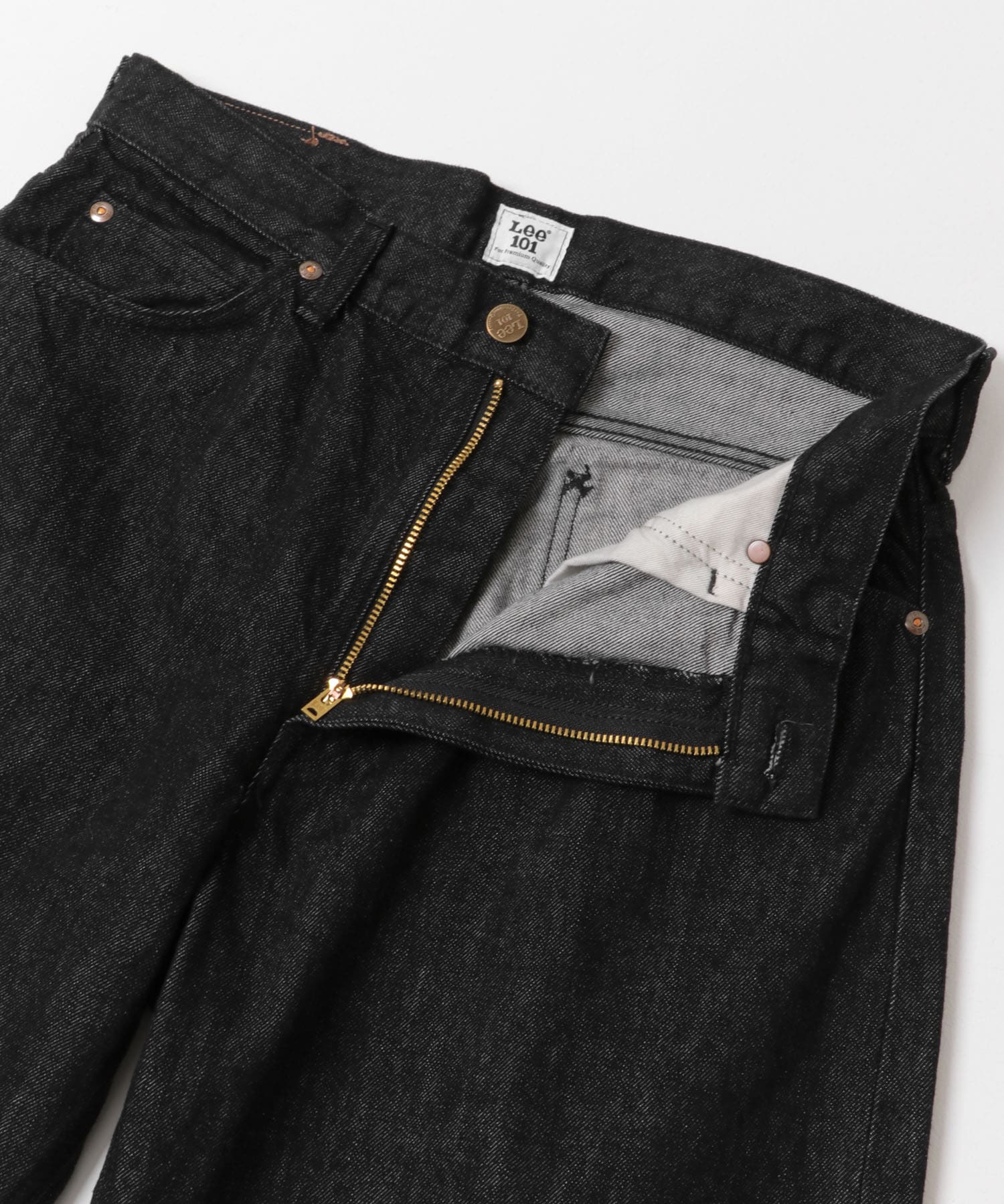 『別注』Lee101×DOORS　STRAIGTPANTS BLK OW 28